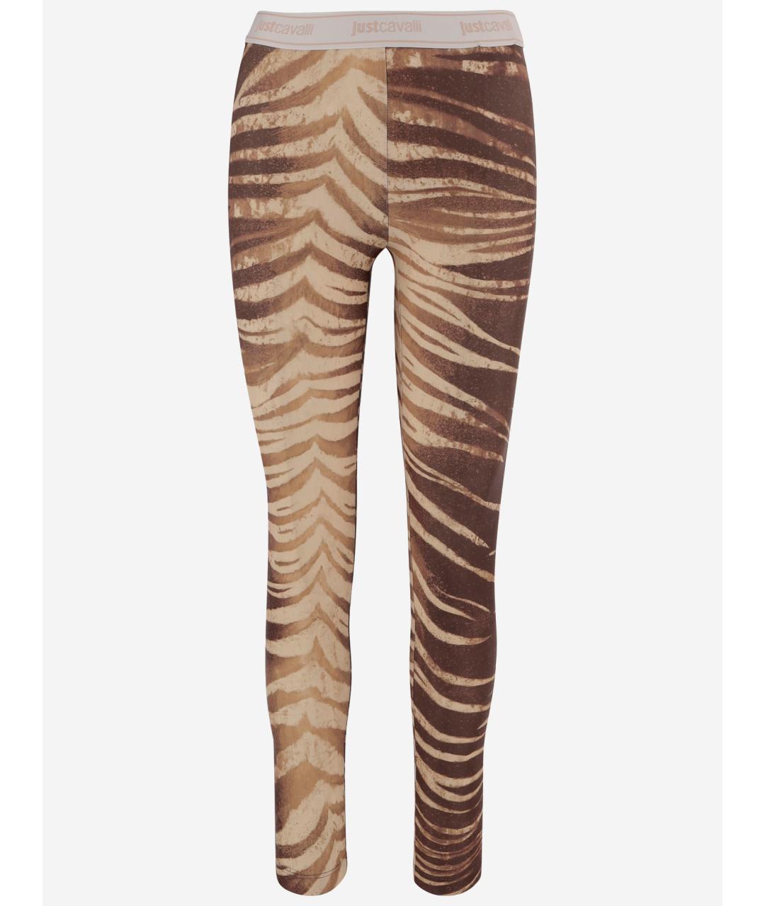 JUST CAVALLI Мульти полиэстеровые леггинсы и велосипедки, фото 4