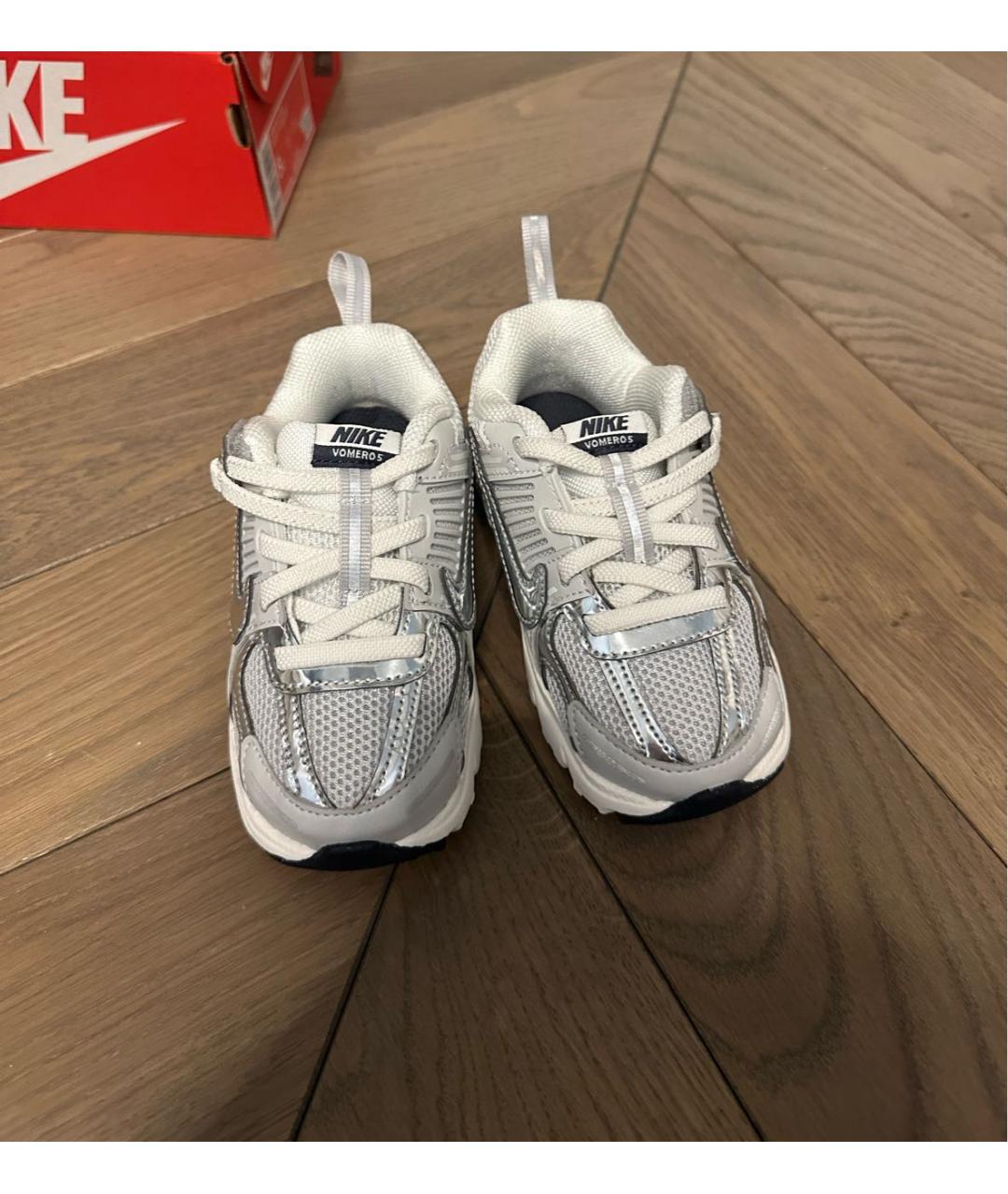 NIKE Серебряные кеды, фото 2