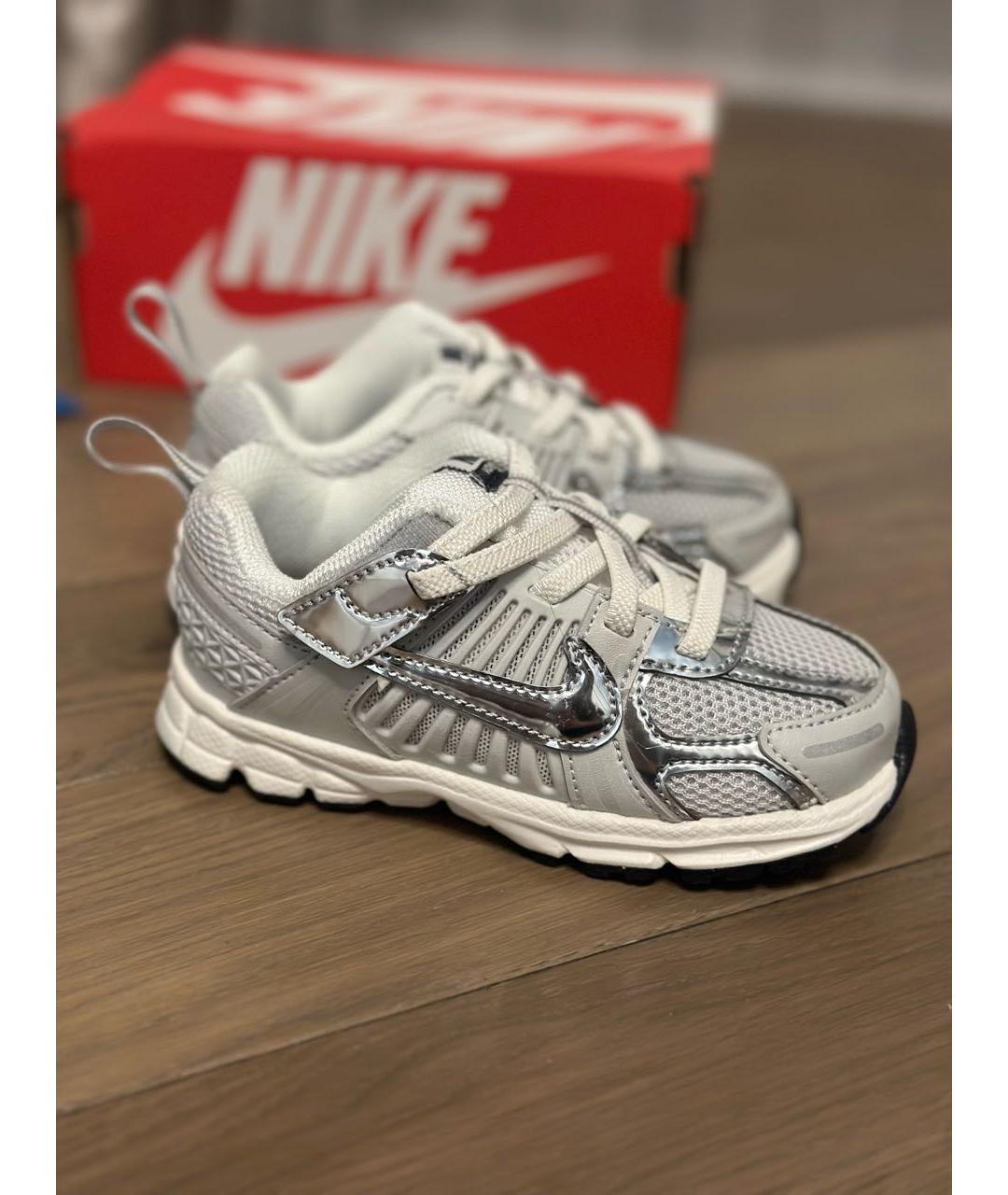 NIKE Серебряные кеды, фото 5