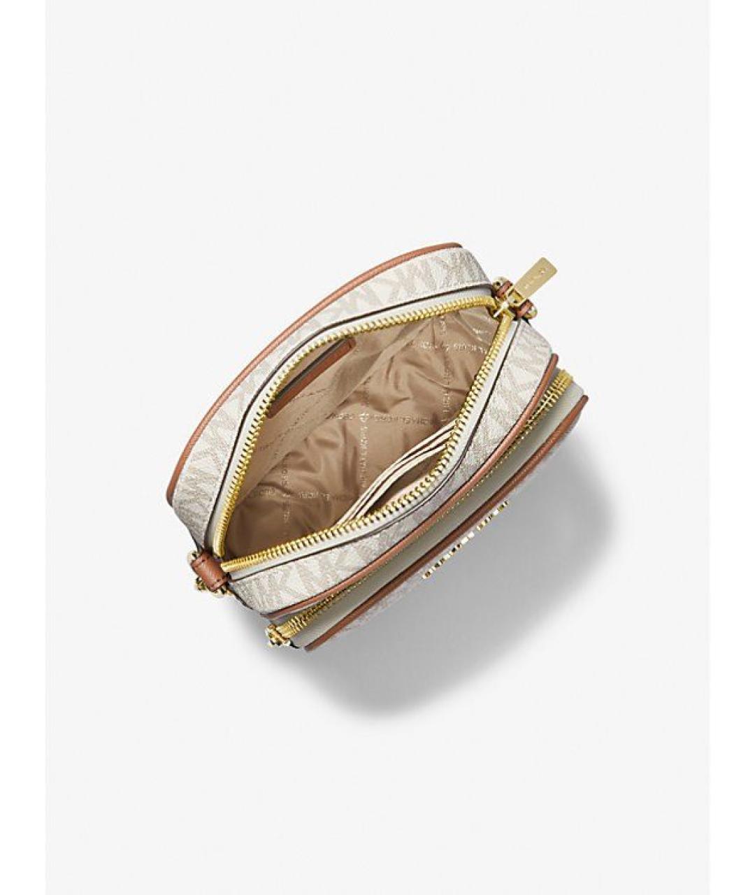 MICHAEL KORS Бежевая сумка через плечо из искусственной кожи, фото 2