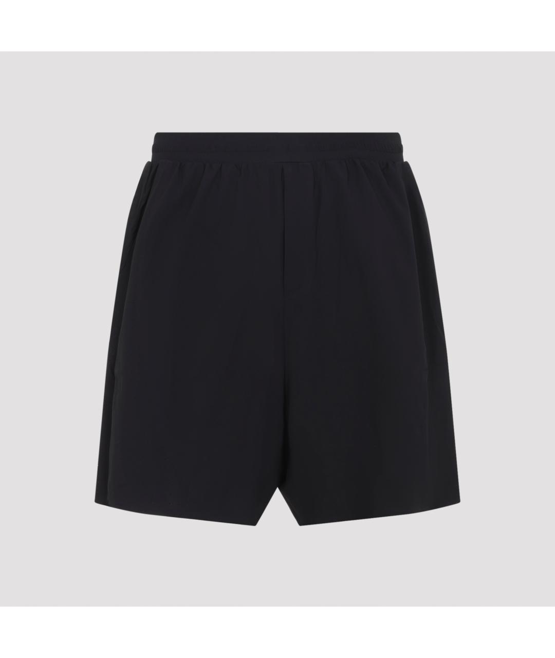 Y-3 Черные полиэстеровые шорты, фото 2