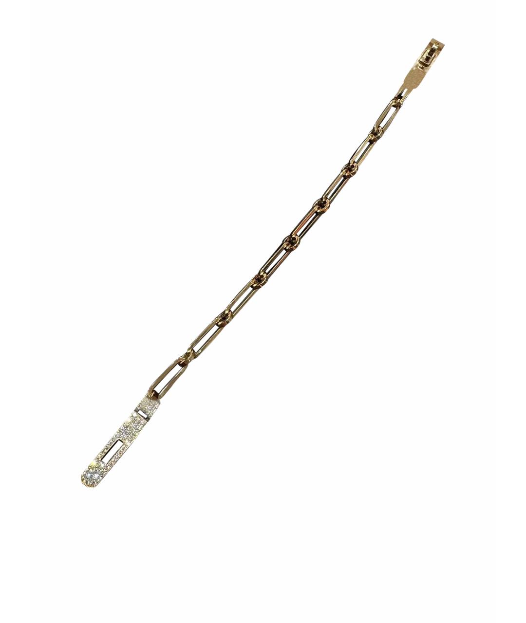 HERMES Золотой браслет из розового золота, фото 1