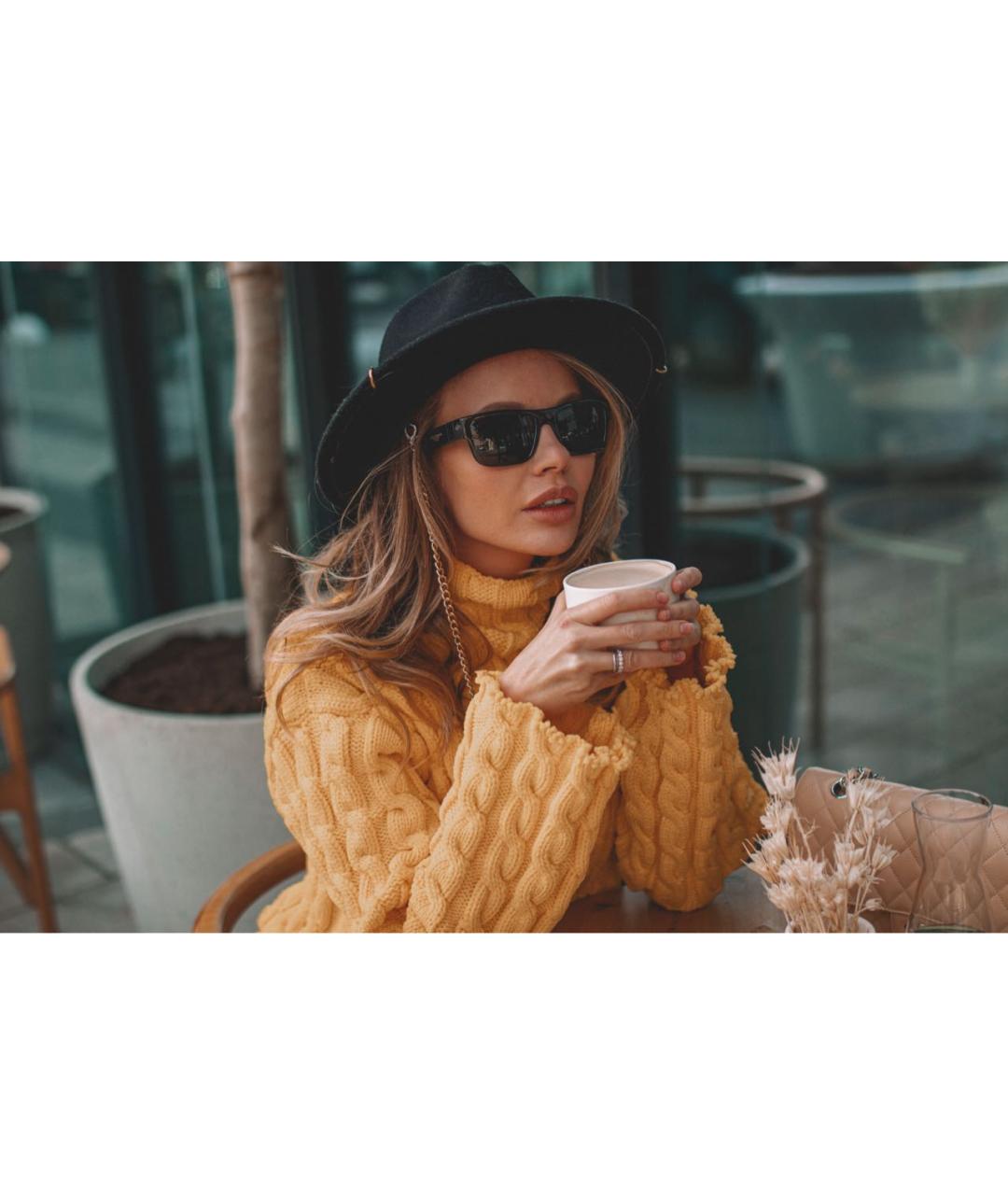 BALENCIAGA Желтый полиамидовый джемпер / свитер, фото 6