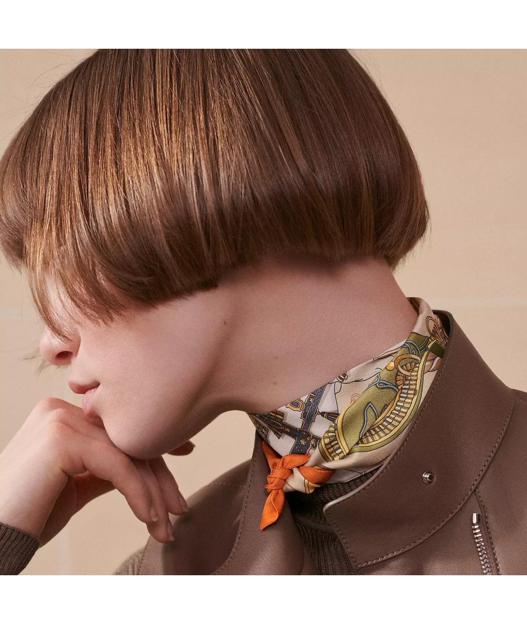 HERMES Шелковый платок, фото 4