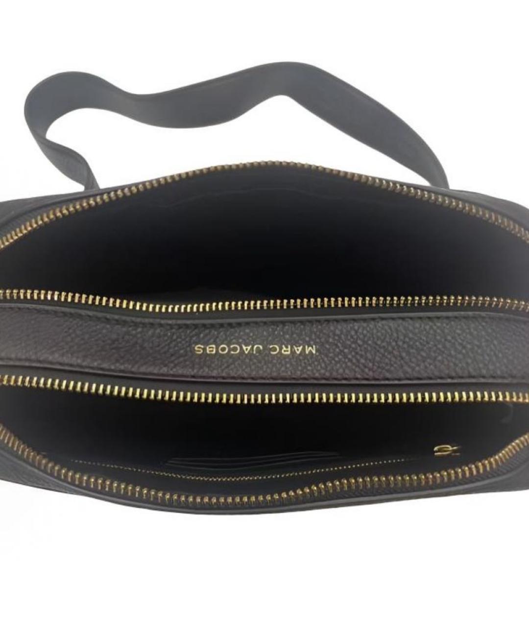 MARC JACOBS Черная кожаная сумка через плечо, фото 4