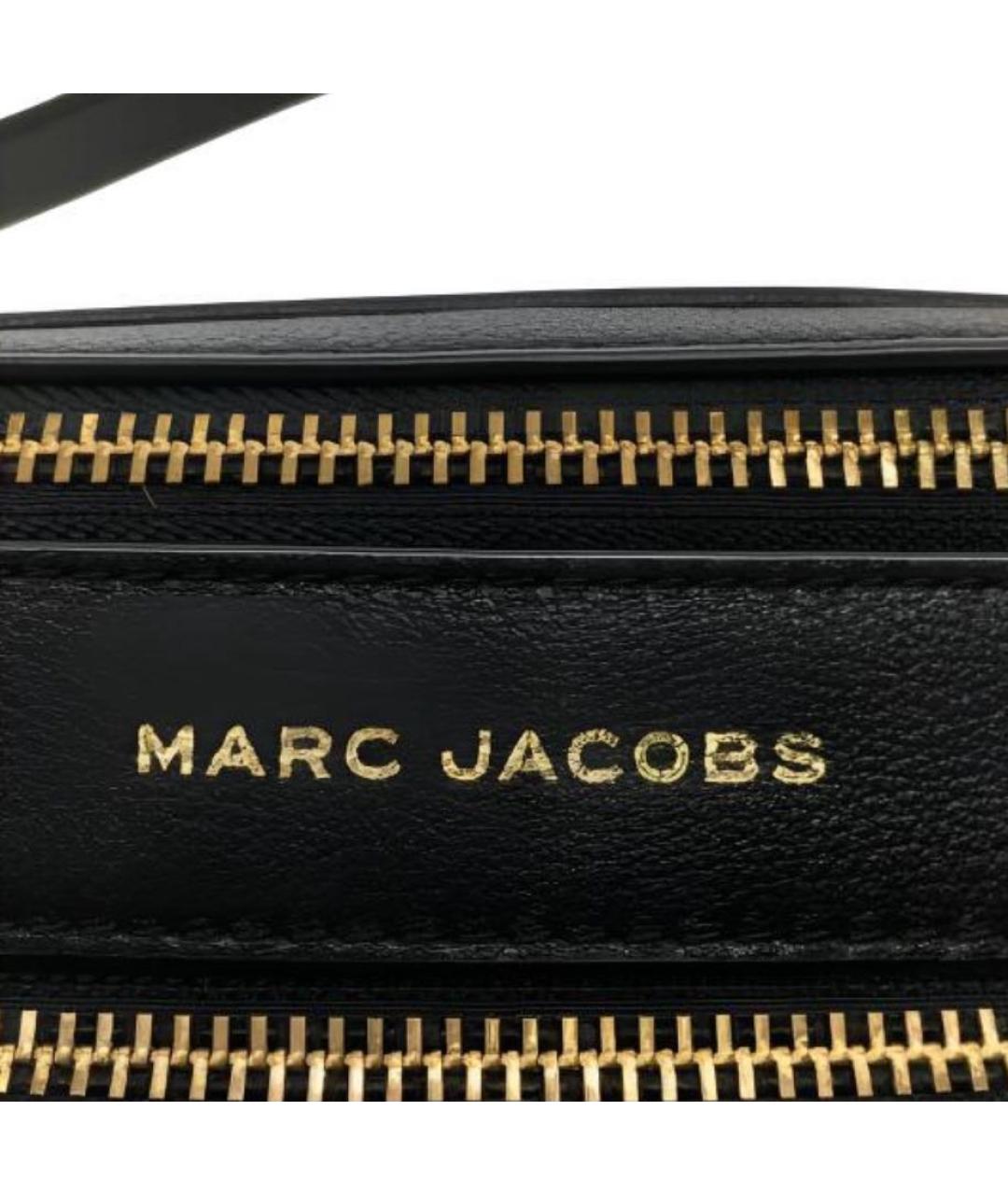 MARC JACOBS Черная кожаная сумка через плечо, фото 5