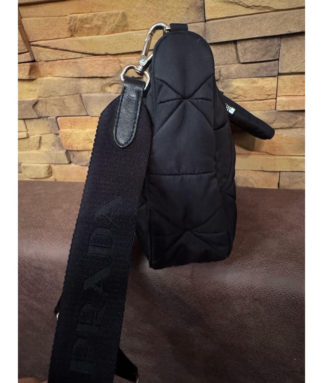 PRADA Черная синтетическая сумка через плечо, фото 3