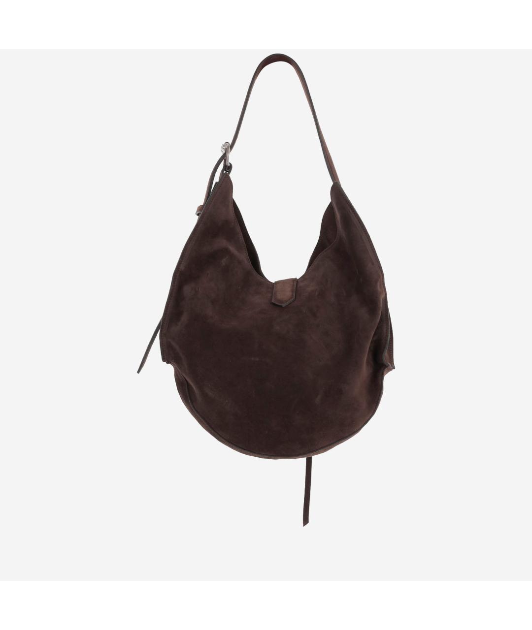 RADICA STUDIO Коричневая замшевая сумка через плечо, фото 2