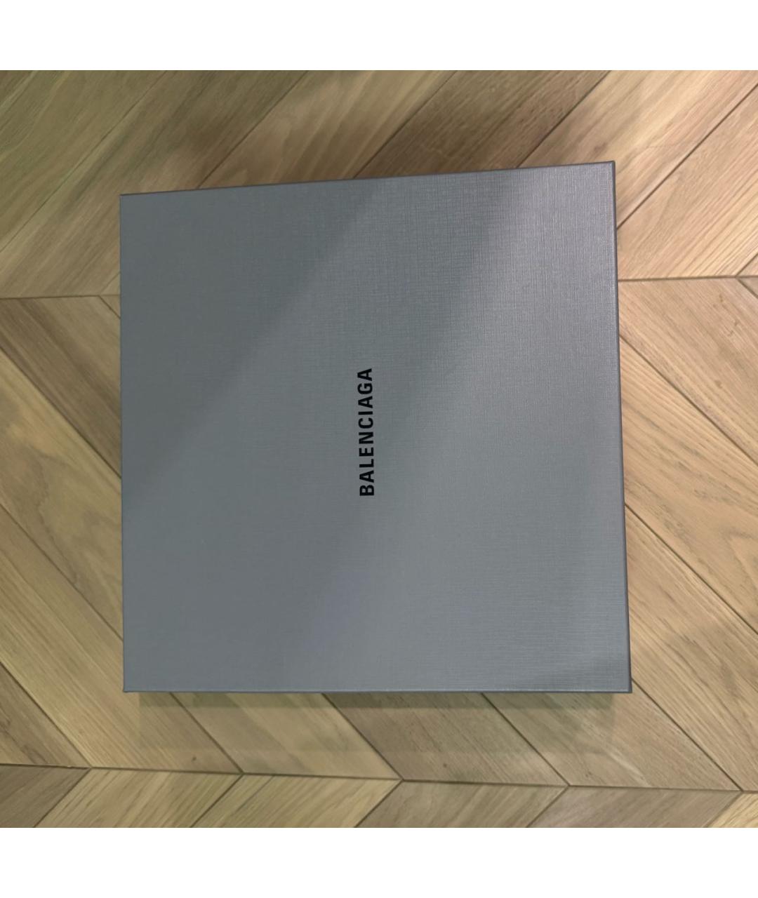 BALENCIAGA Черные ботинки из экзотической кожи, фото 5