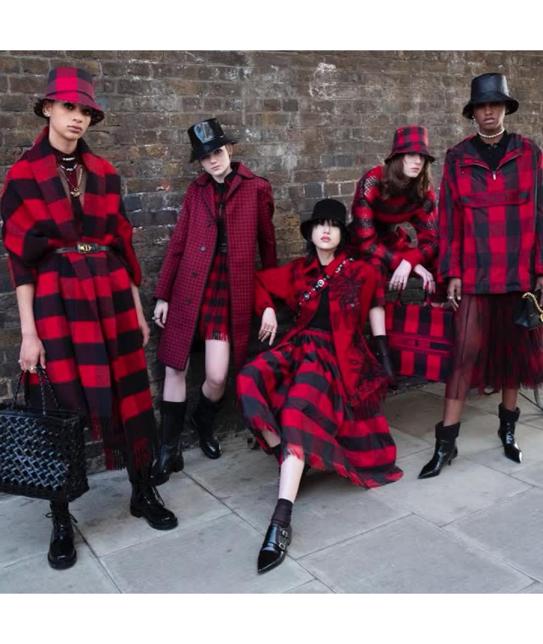 CHRISTIAN DIOR Красное шерстяное пальто, фото 5