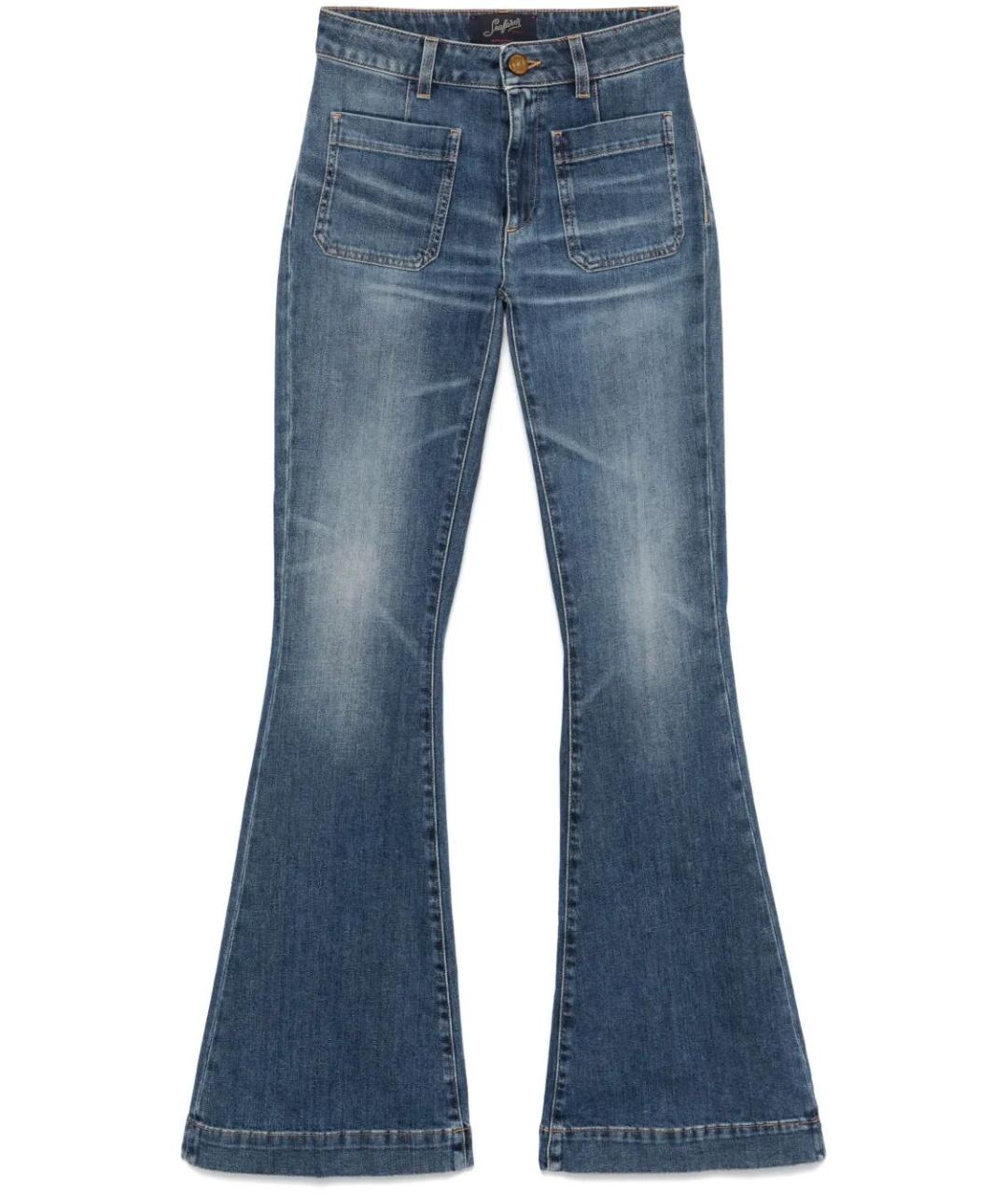 SEAFARER Синие хлопковые джинсы клеш, фото 1