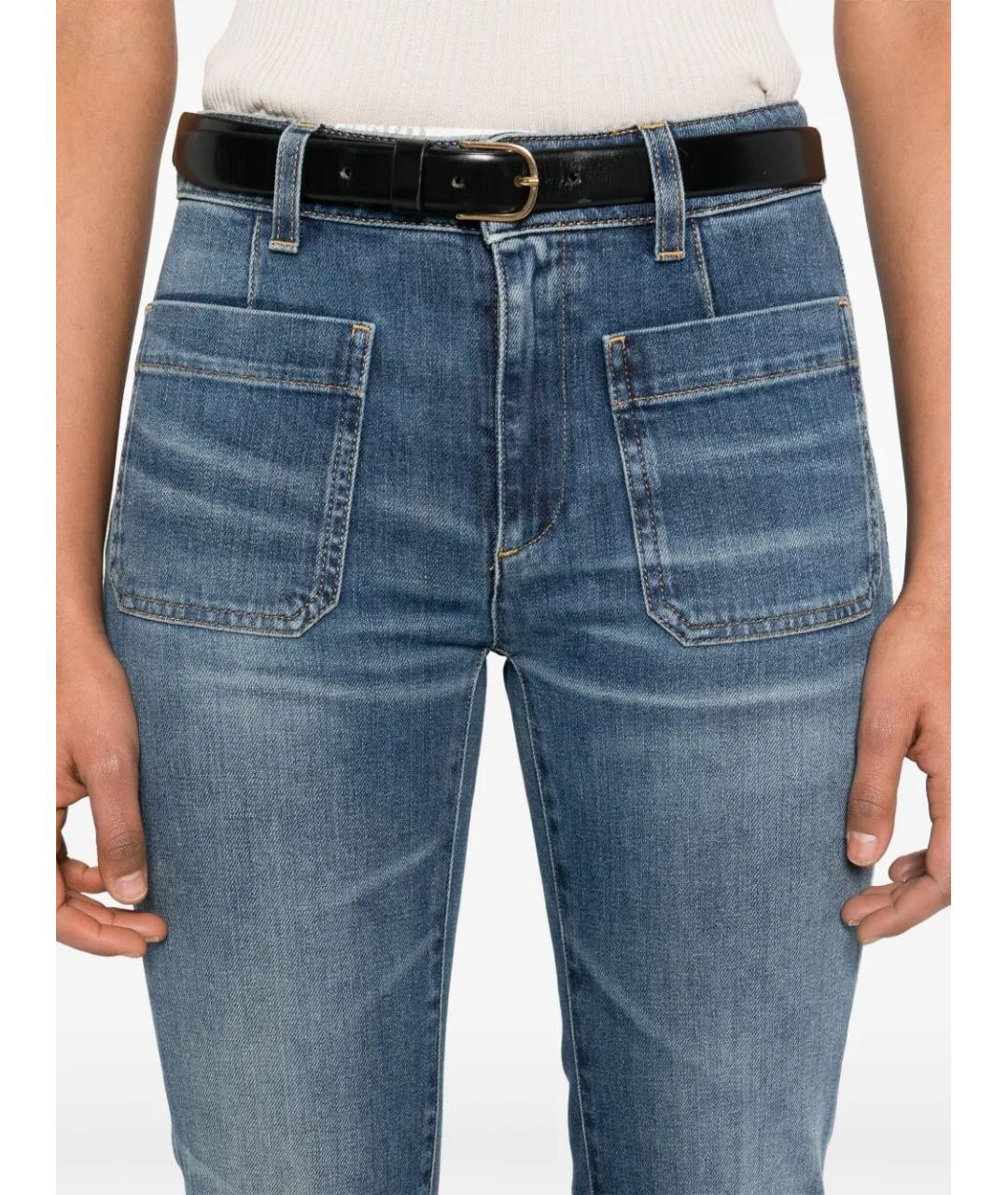 SEAFARER Синие хлопковые джинсы клеш, фото 4