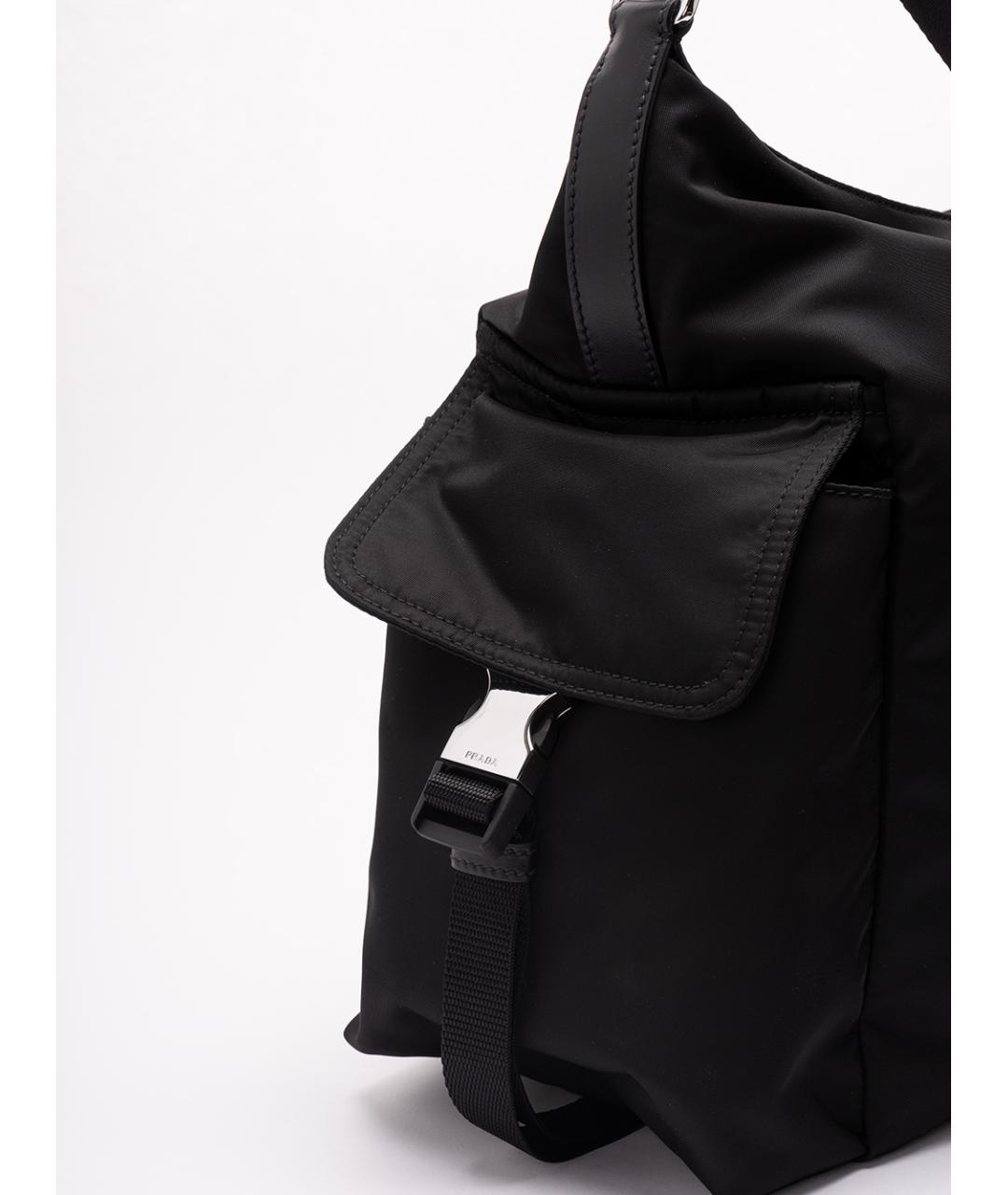 PRADA Черная синтетическая сумка на плечо, фото 7