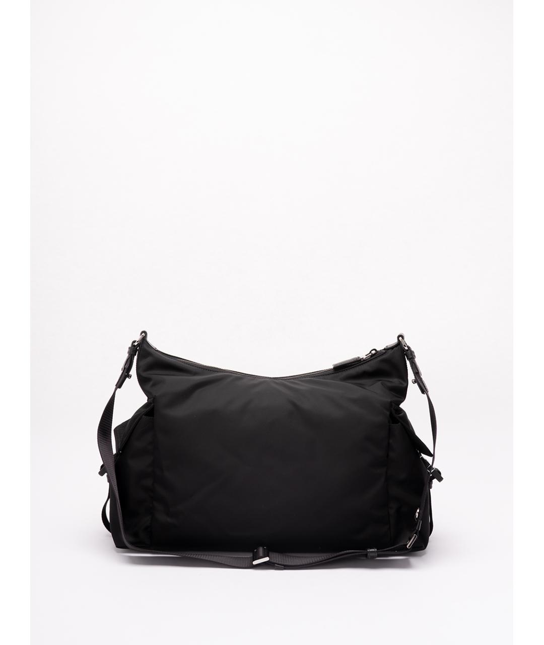 PRADA Черная синтетическая сумка на плечо, фото 2