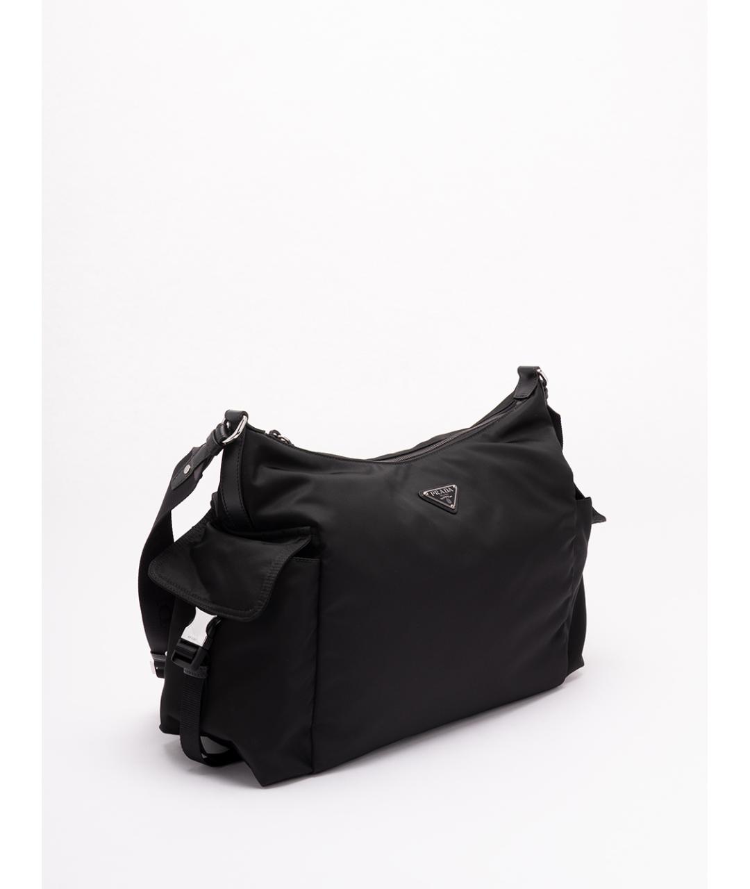 PRADA Черная синтетическая сумка на плечо, фото 3