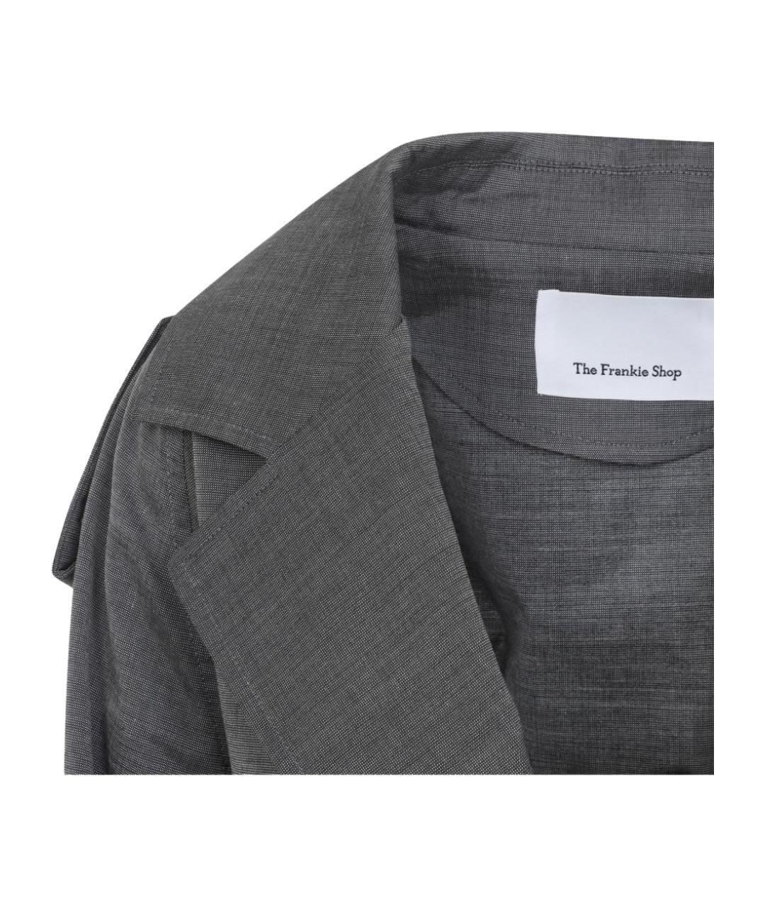 THE FRANKIE SHOP Серый жакет/пиджак, фото 3