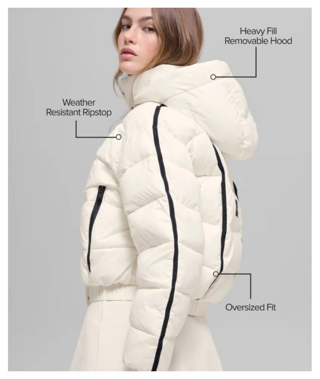 ALO YOGA Белая куртка, фото 5