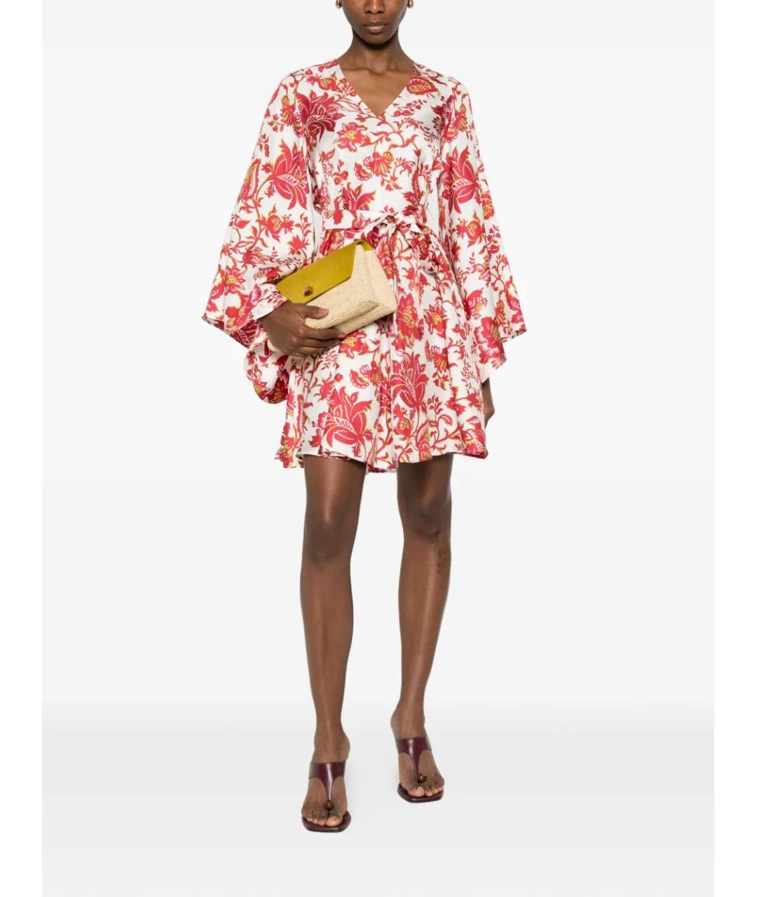 ETRO Мульти шелковое повседневное платье, фото 2