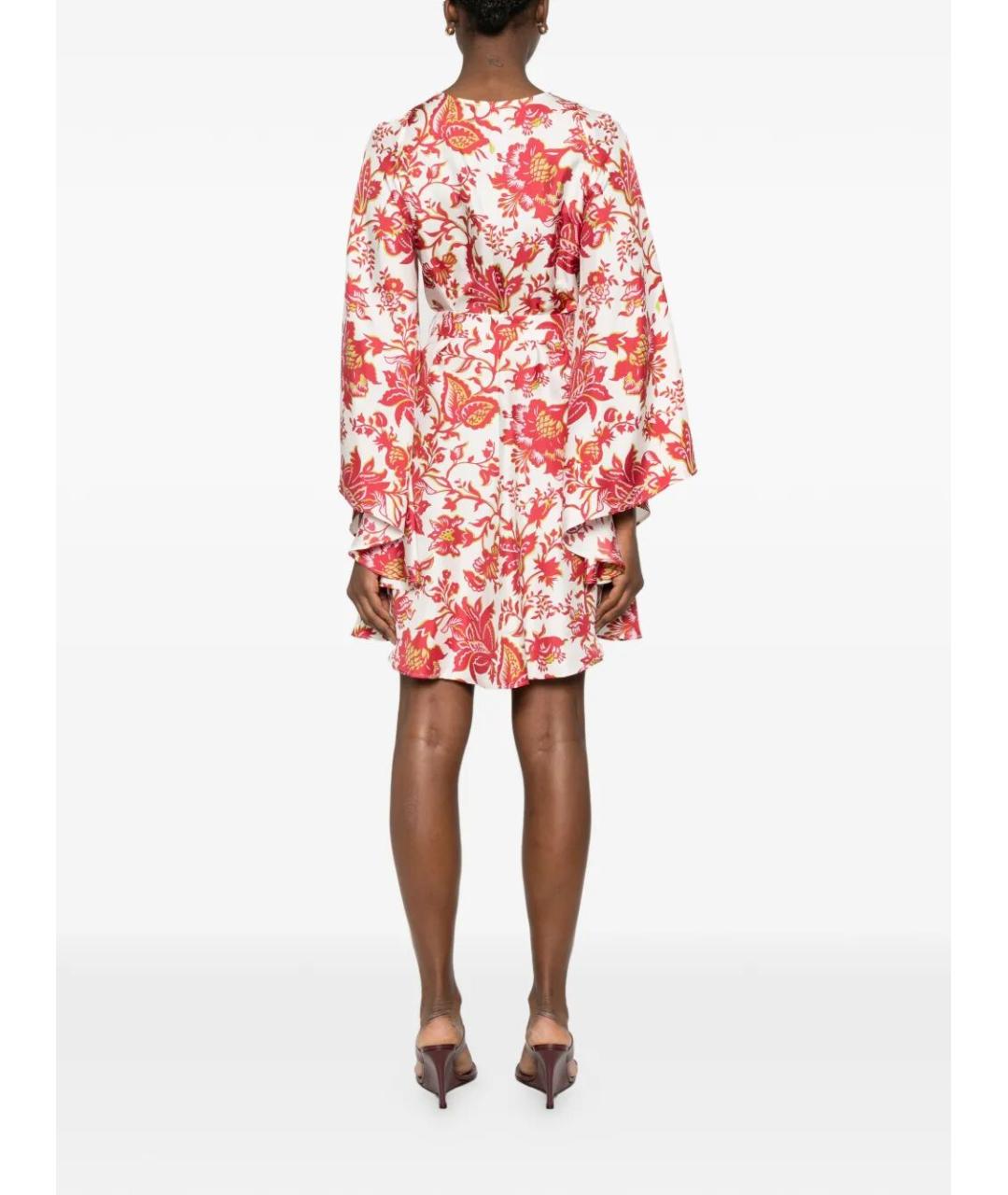 ETRO Мульти шелковое повседневное платье, фото 4