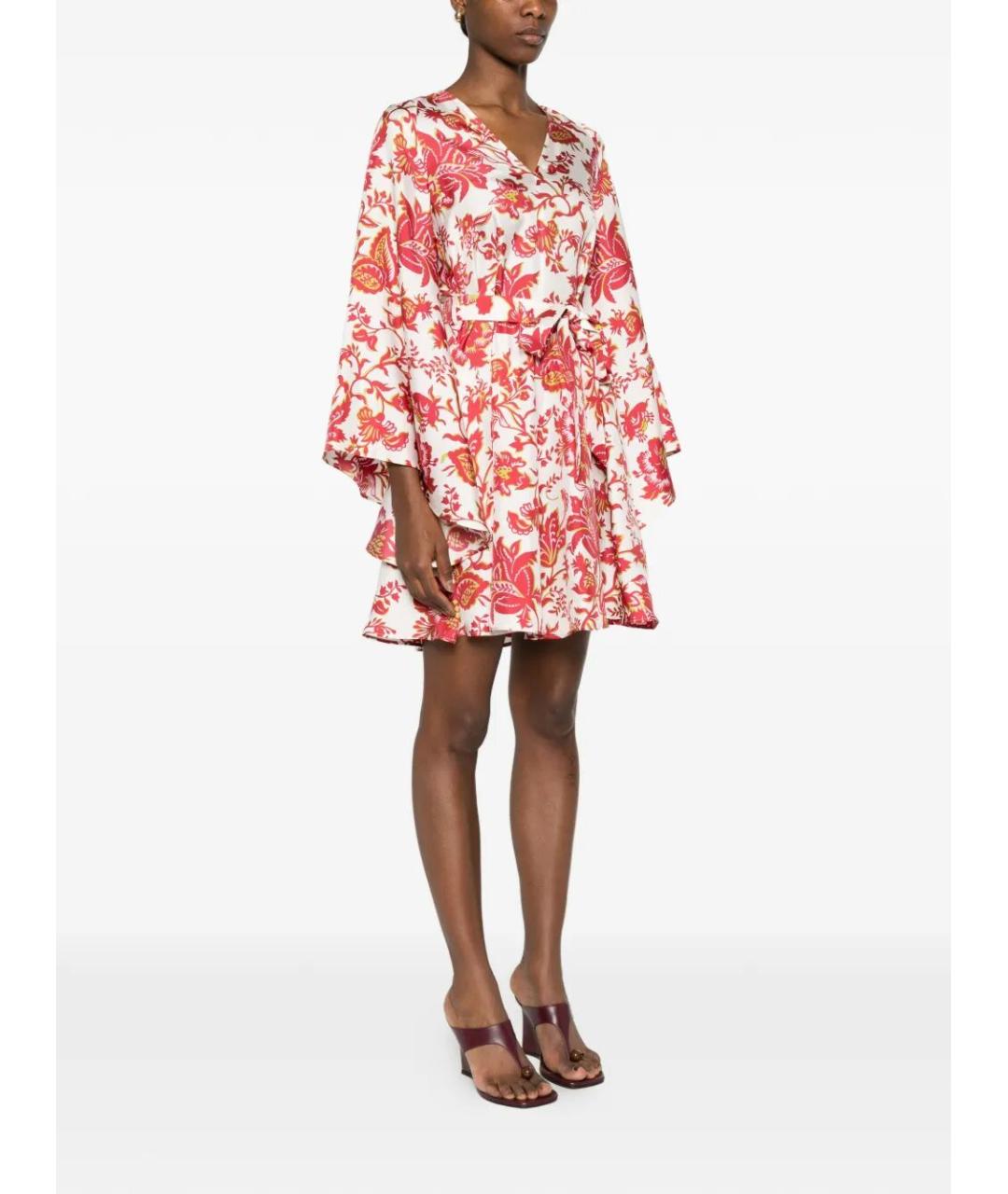 ETRO Мульти шелковое повседневное платье, фото 5