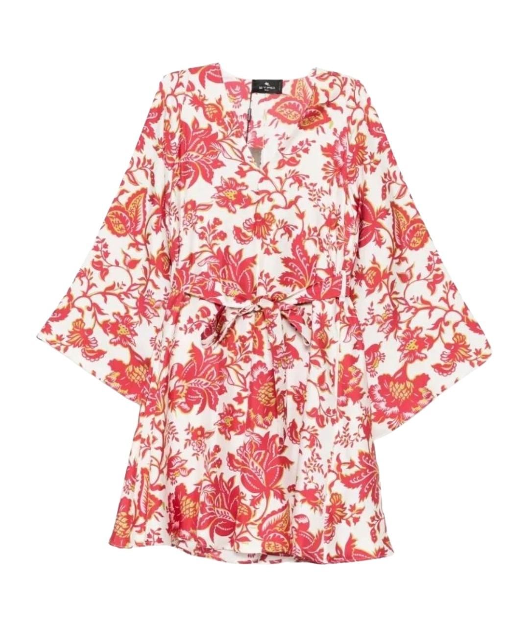 ETRO Мульти шелковое повседневное платье, фото 1