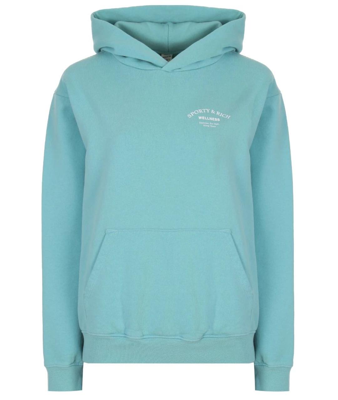 SPORTY AND RICH Бирюзовый хлопковый спортивные костюмы, фото 7