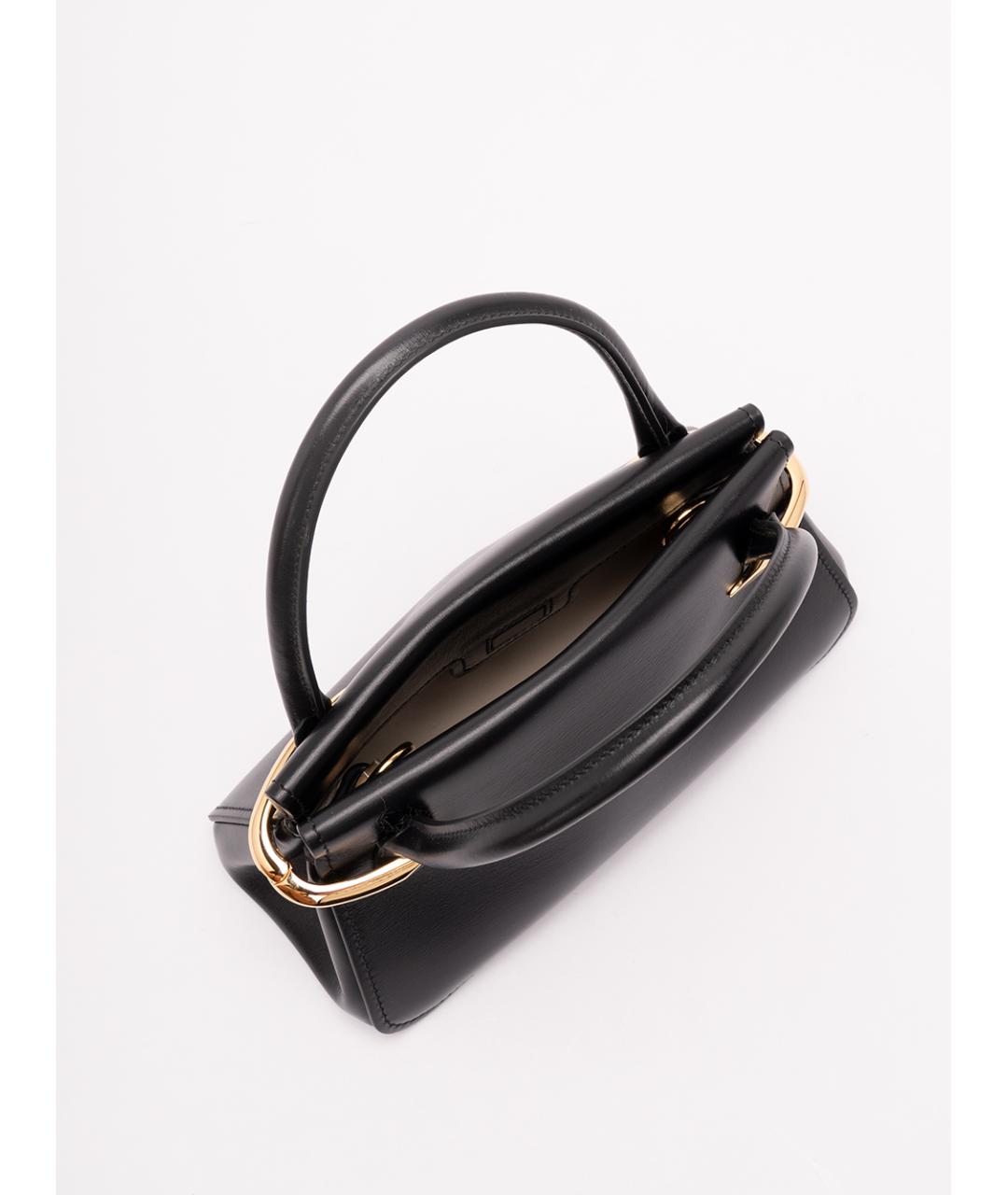 GIVENCHY Черная кожаная сумка с короткими ручками, фото 6