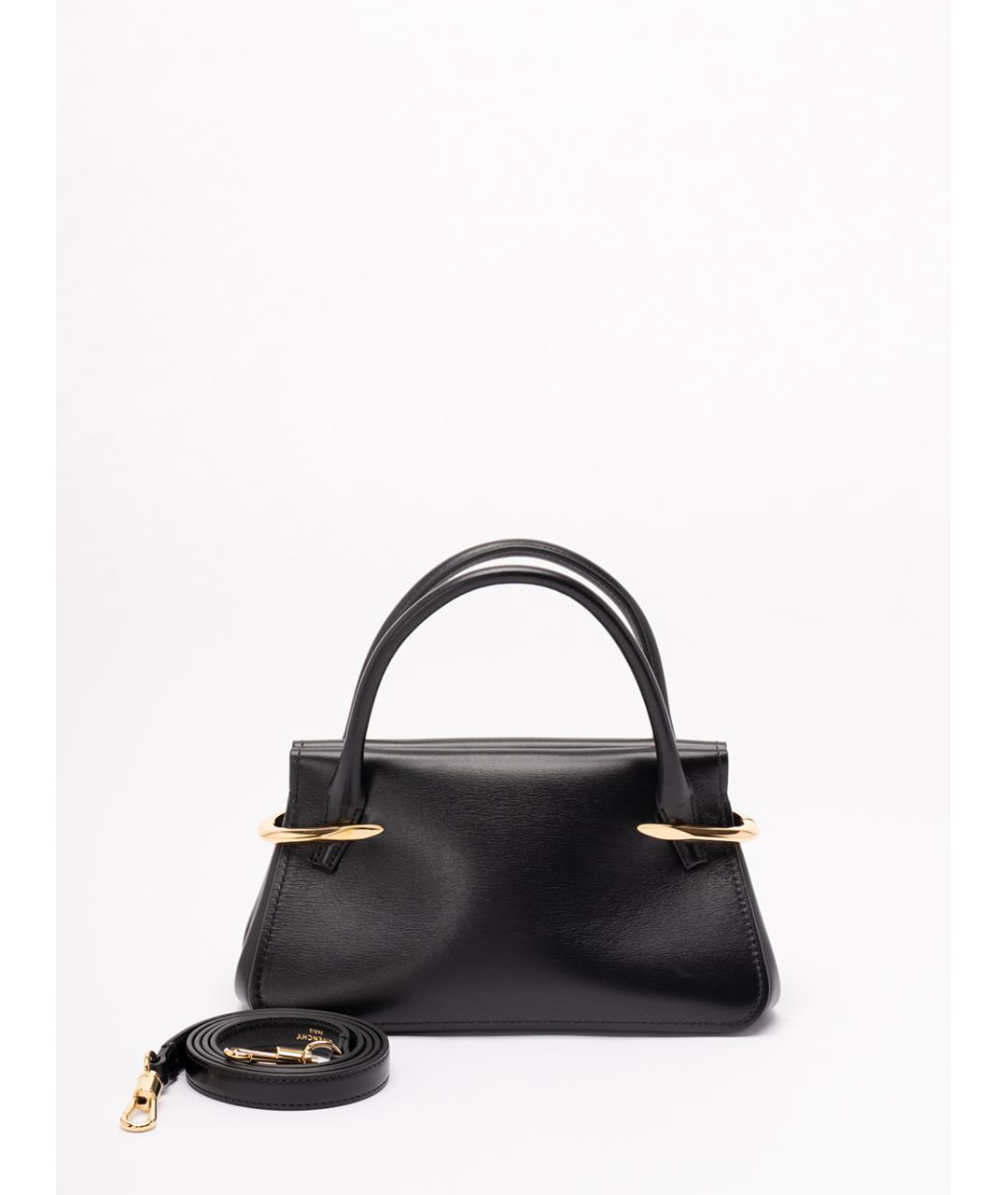 GIVENCHY Черная кожаная сумка с короткими ручками, фото 2