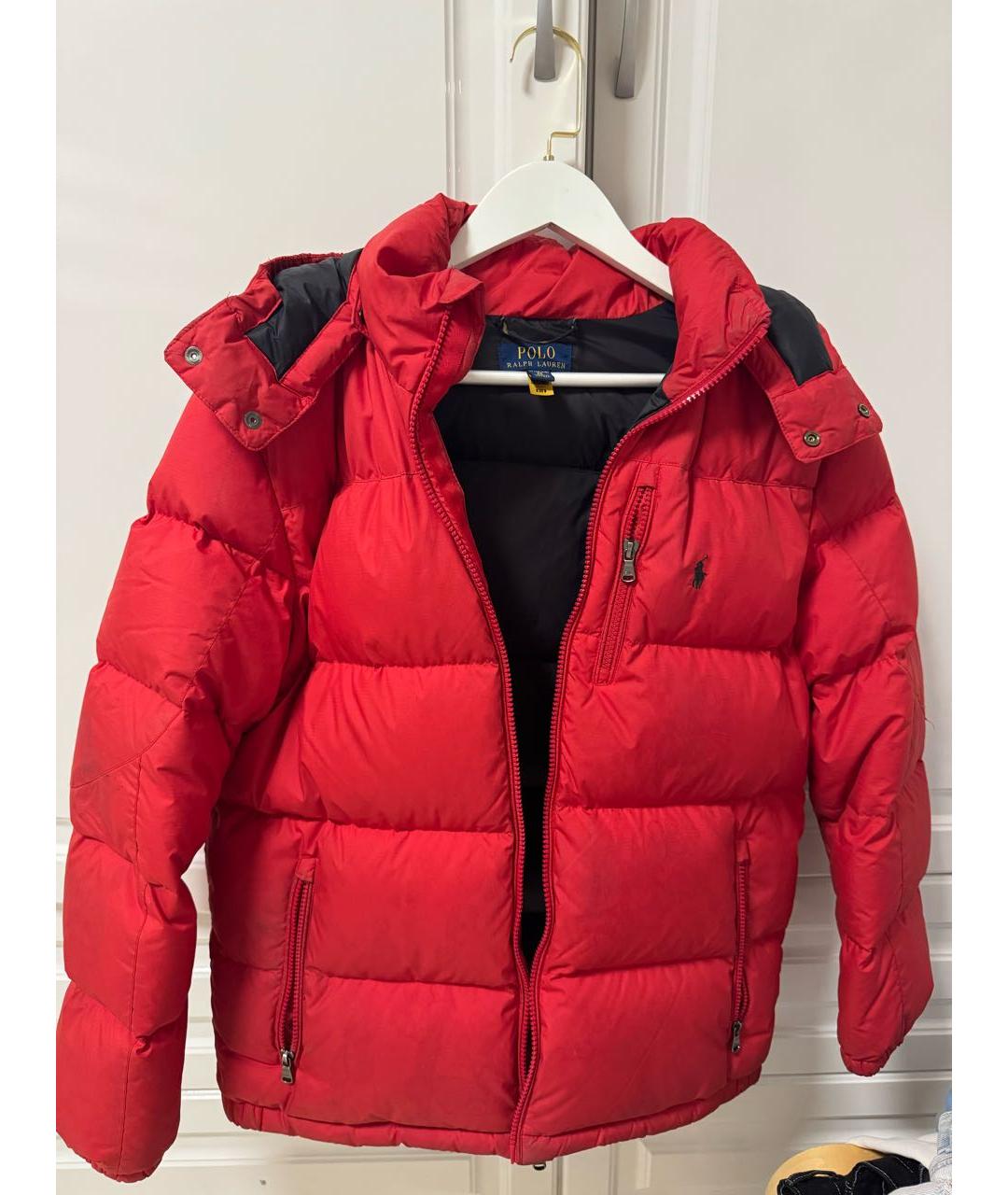 POLO RALPH LAUREN Красный пуховик, фото 9