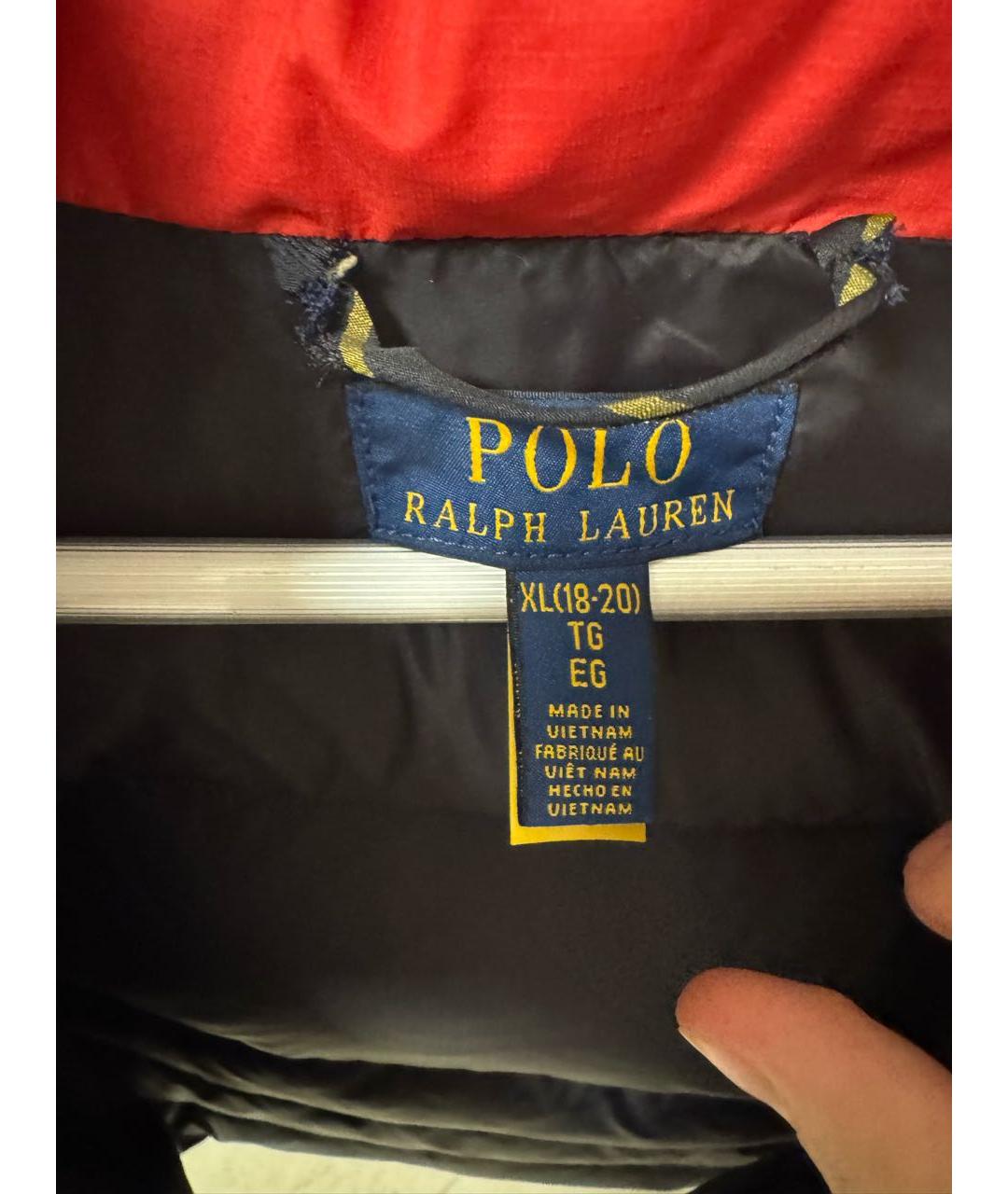 POLO RALPH LAUREN Красный пуховик, фото 3