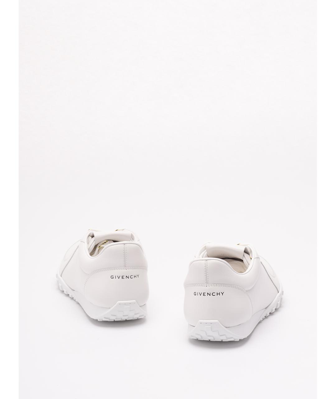 GIVENCHY Белые кожаные низкие кроссовки / кеды, фото 3