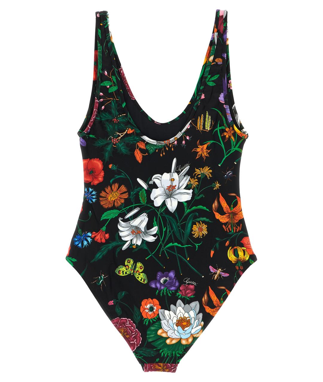 GUCCI Черный полиамидовый купальник, фото 2