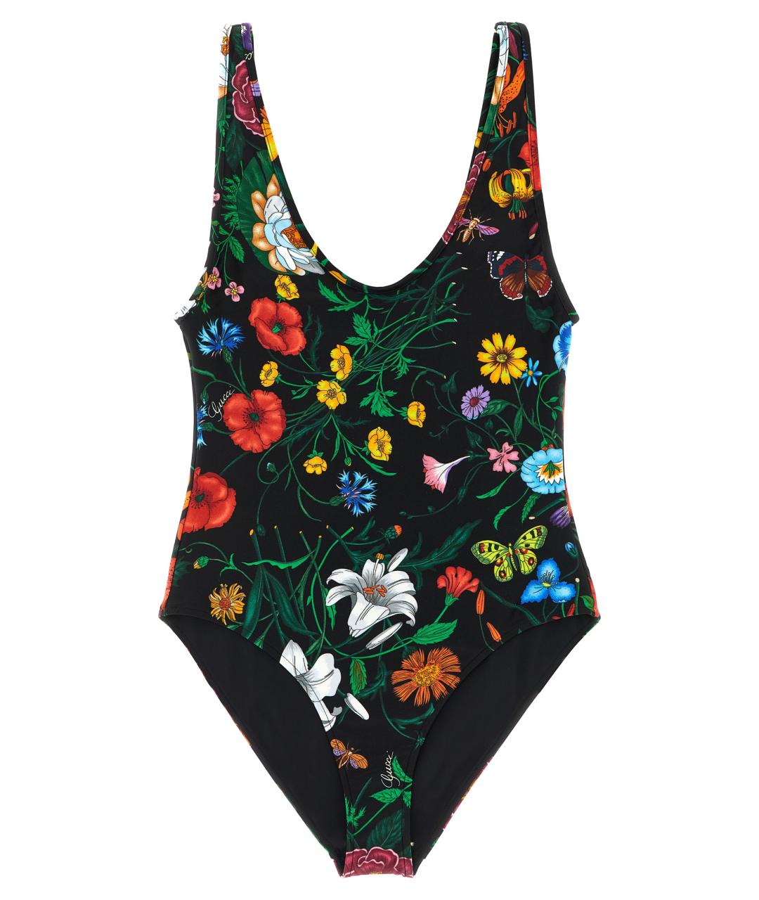 GUCCI Черный полиамидовый купальник, фото 1