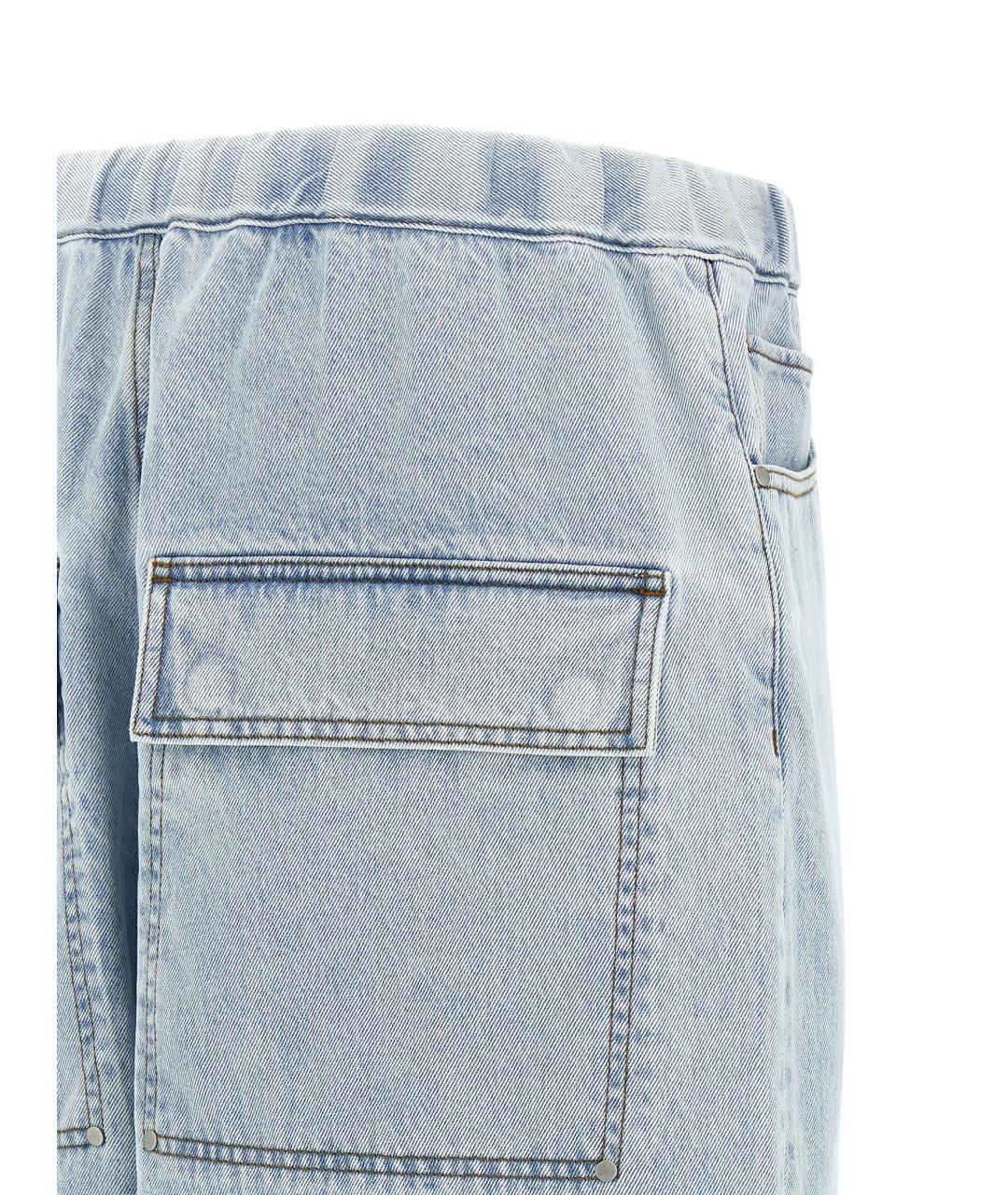 entire studios Голубые хлопковые шорты, фото 4