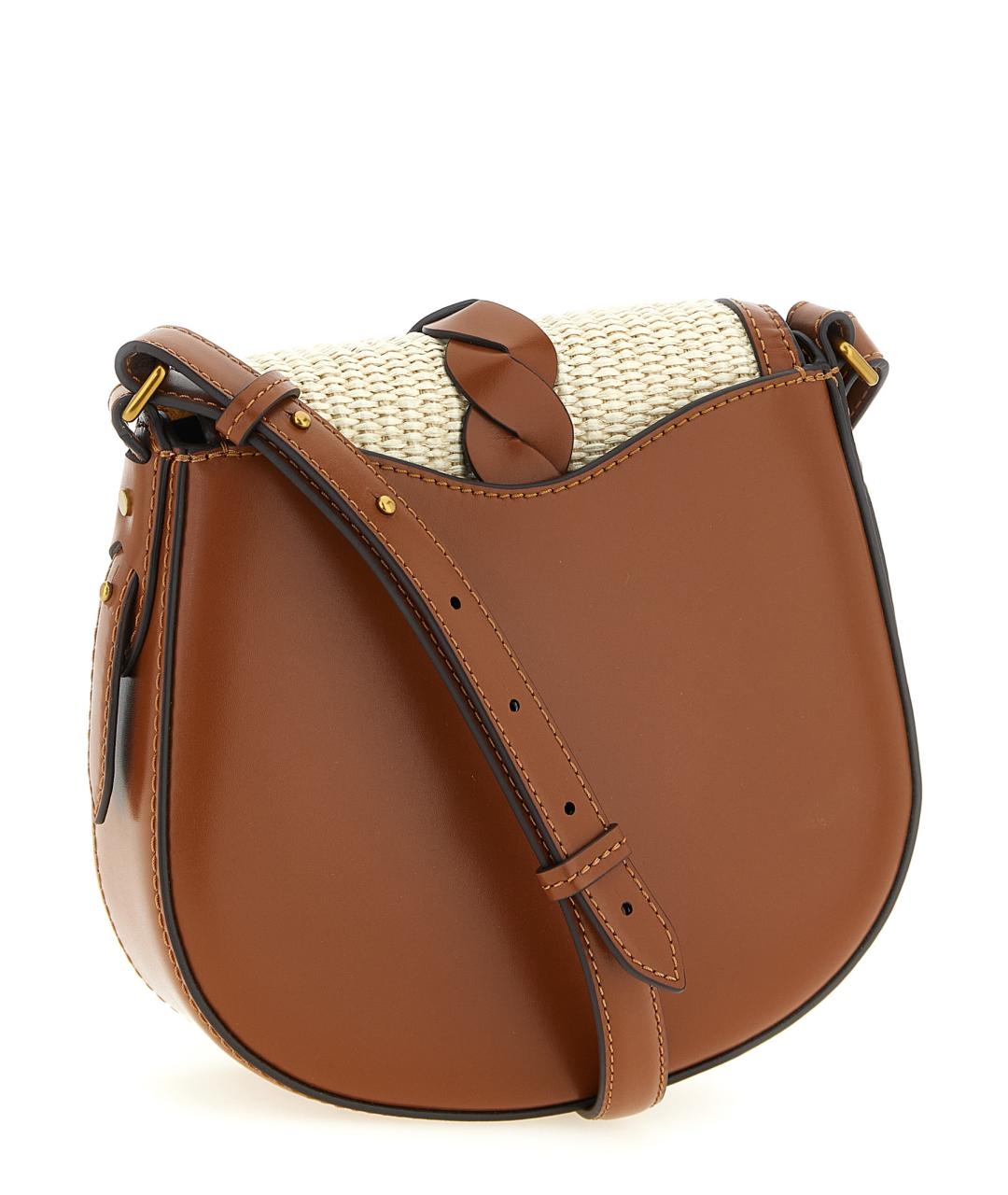 ISABEL MARANT Коричневая кожаная сумка через плечо, фото 2