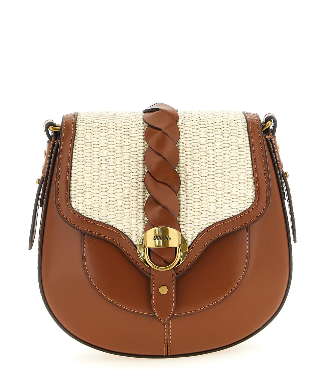 ISABEL MARANT Коричневая кожаная сумка через плечо, фото 1