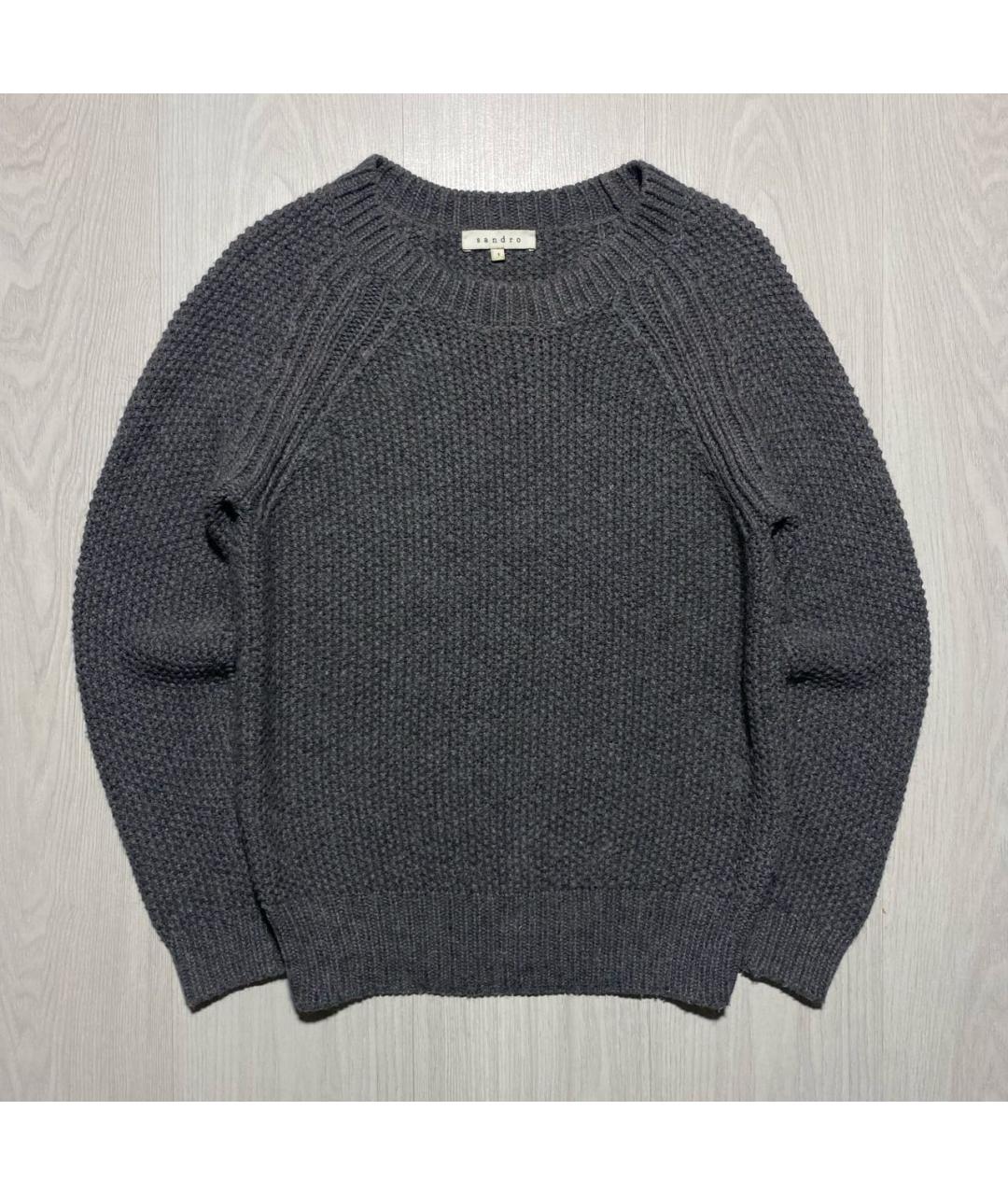 SANDRO Антрацитовый джемпер / свитер, фото 9