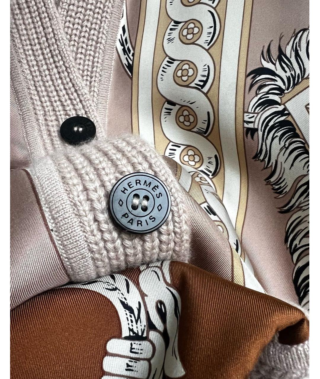 HERMES Бежевый кардиган, фото 4