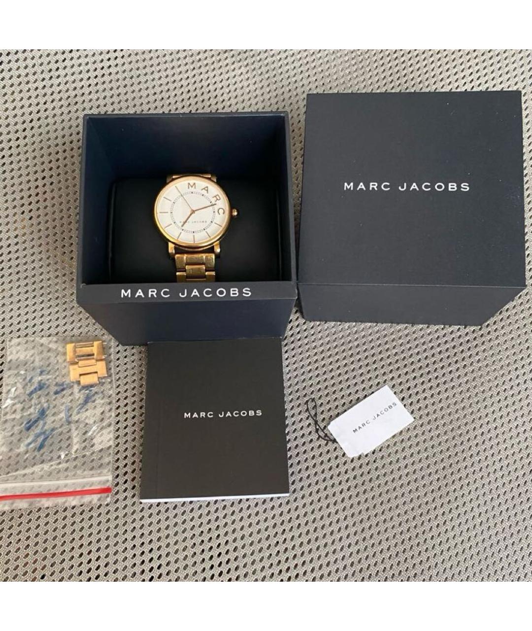 MARC JACOBS Золотые металлические часы, фото 4