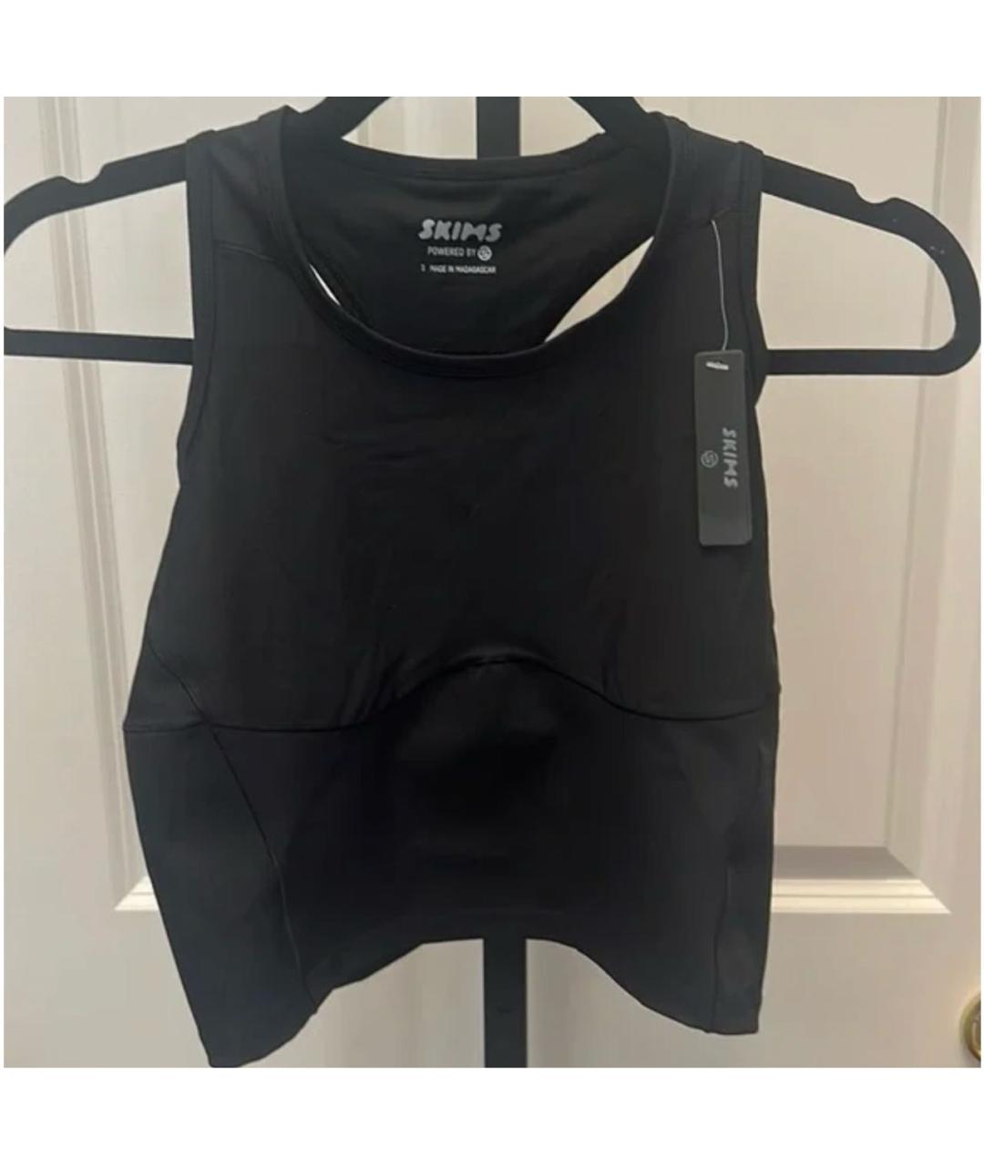SKIMS Черная майка, фото 5