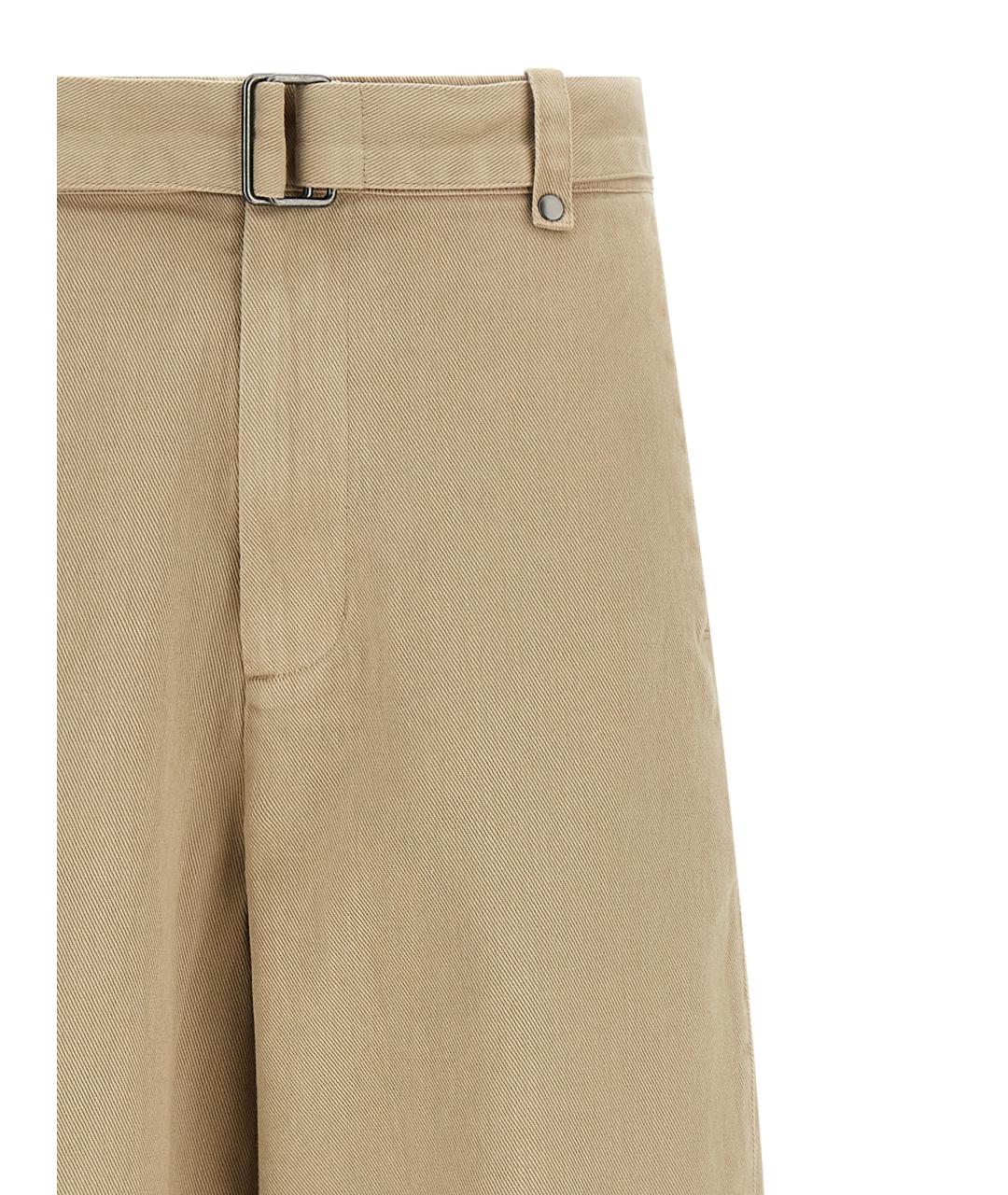 entire studios Бежевые хлопковые повседневные брюки, фото 3