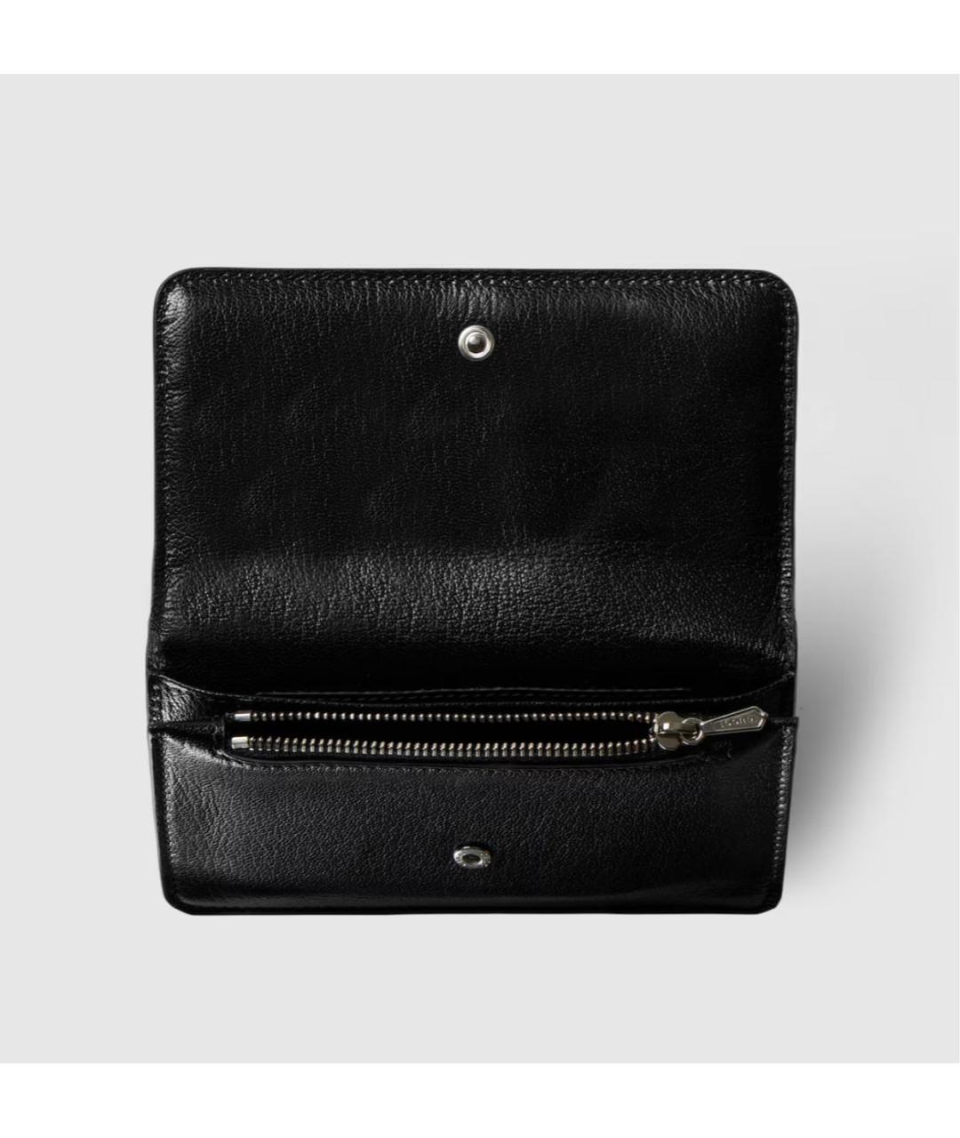 GUCCI Черный кожаный кардхолдер, фото 2