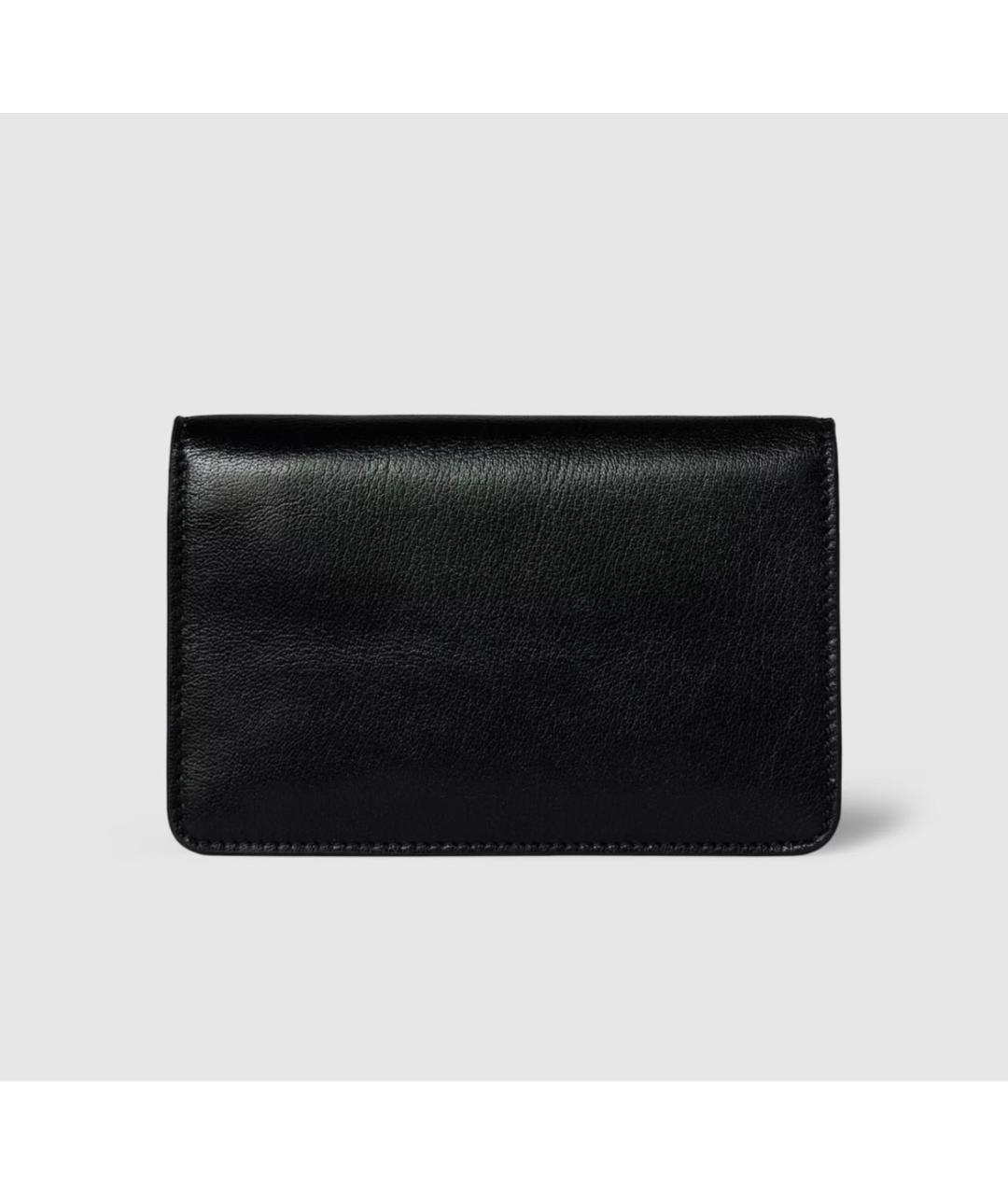 GUCCI Черный кожаный кардхолдер, фото 4