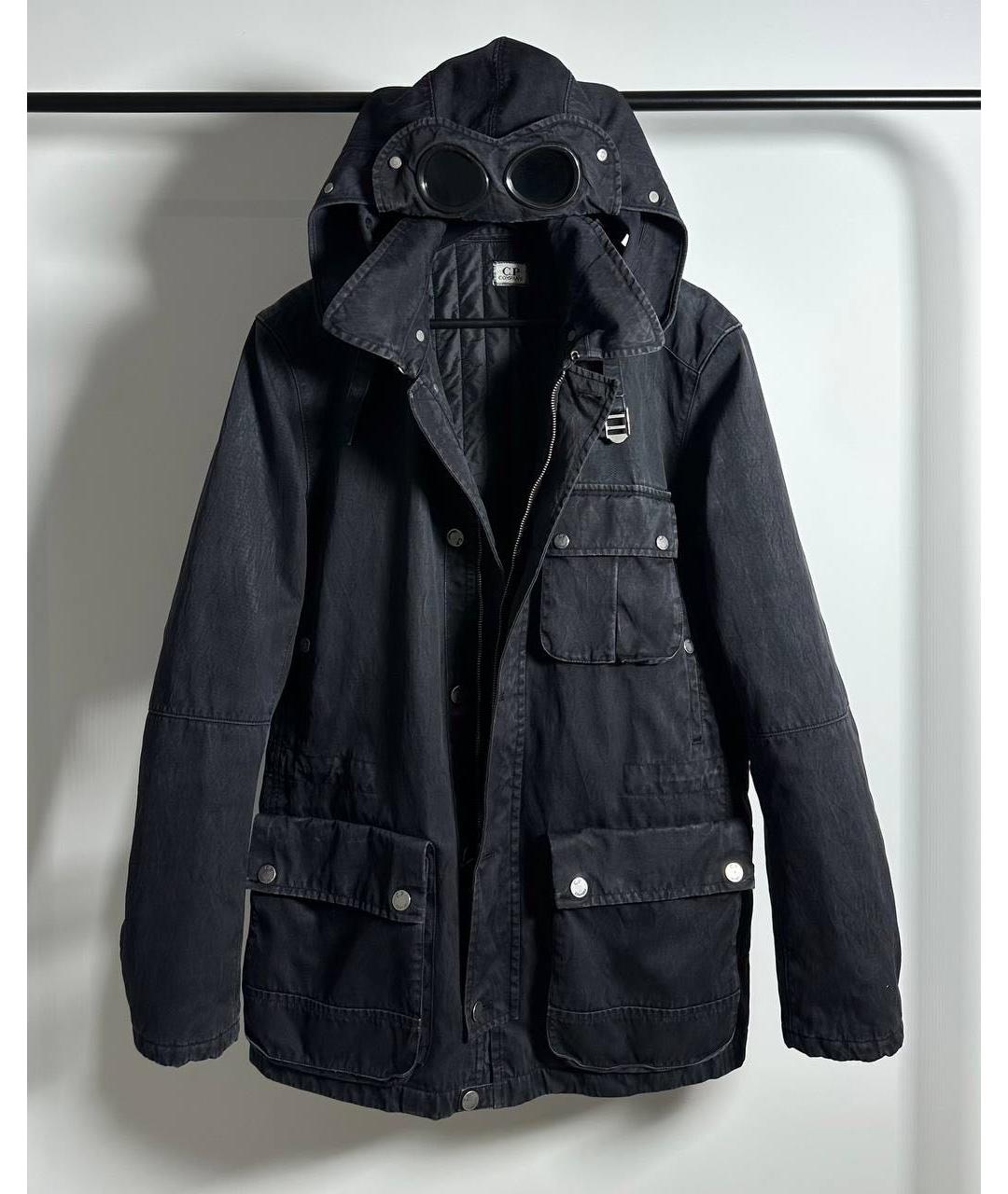 CP COMPANY Черная куртка, фото 2