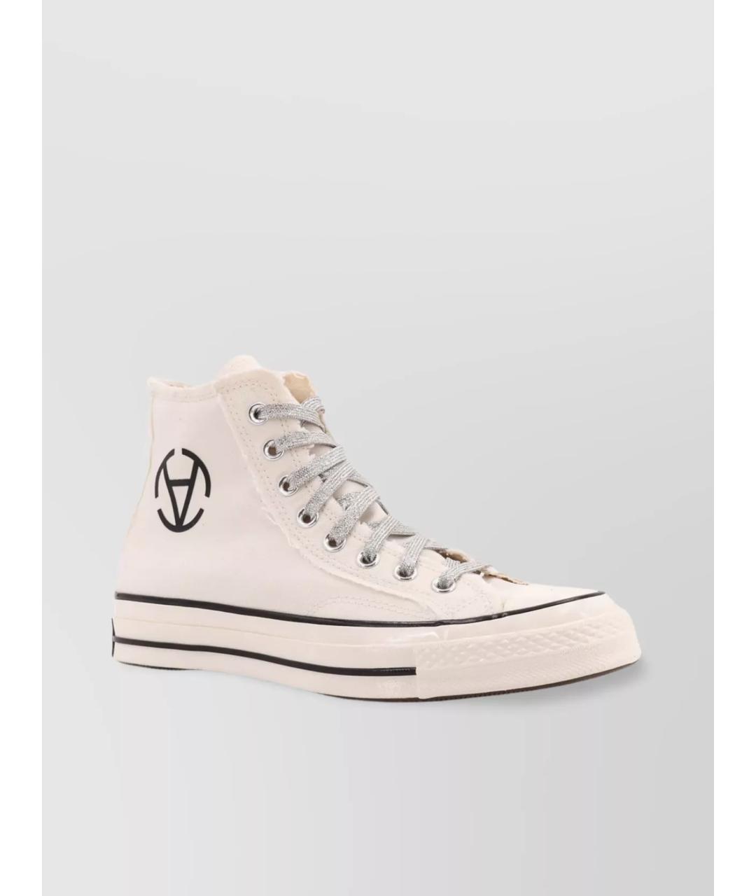 CONVERSE Белые текстильные кеды, фото 4