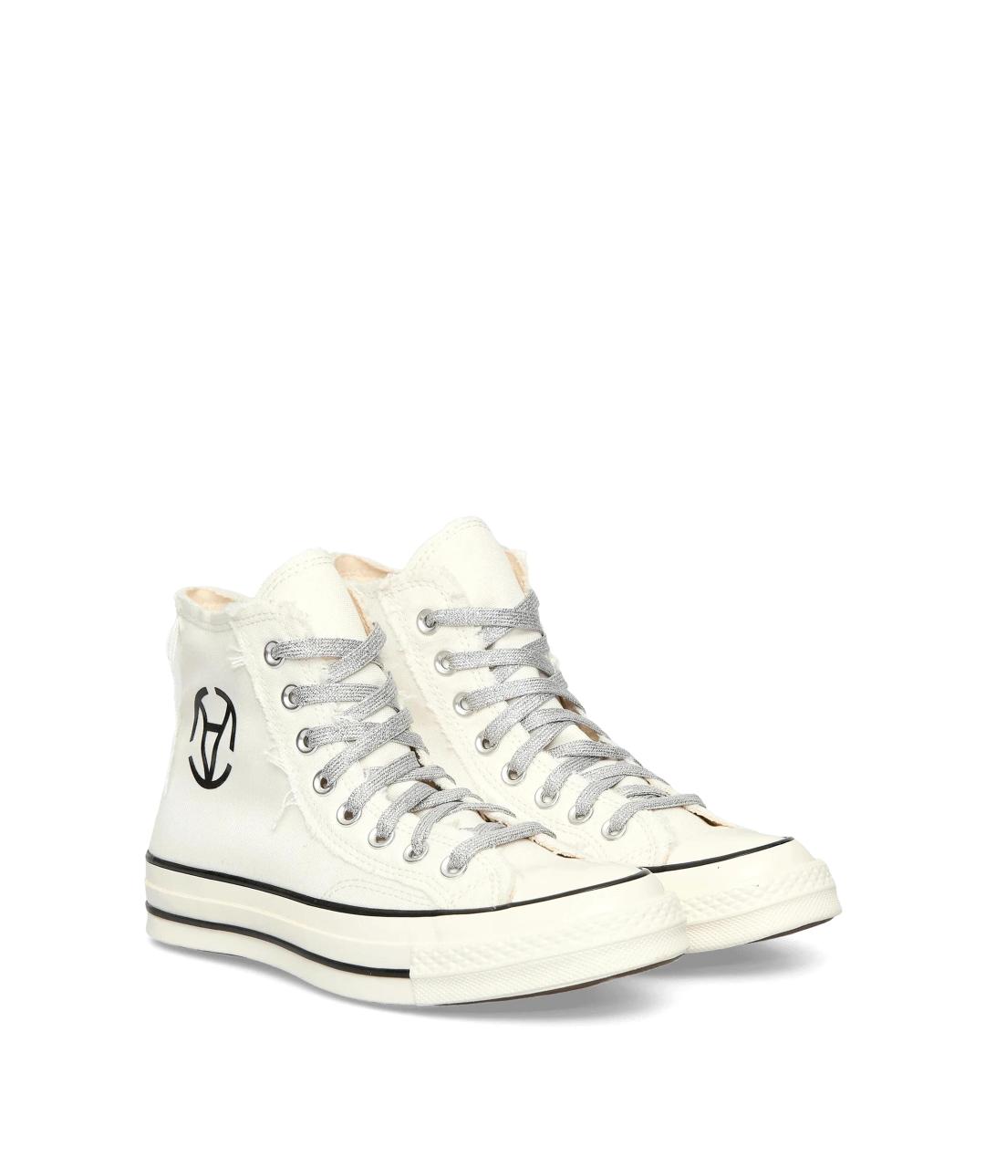 CONVERSE Белые текстильные кеды, фото 2