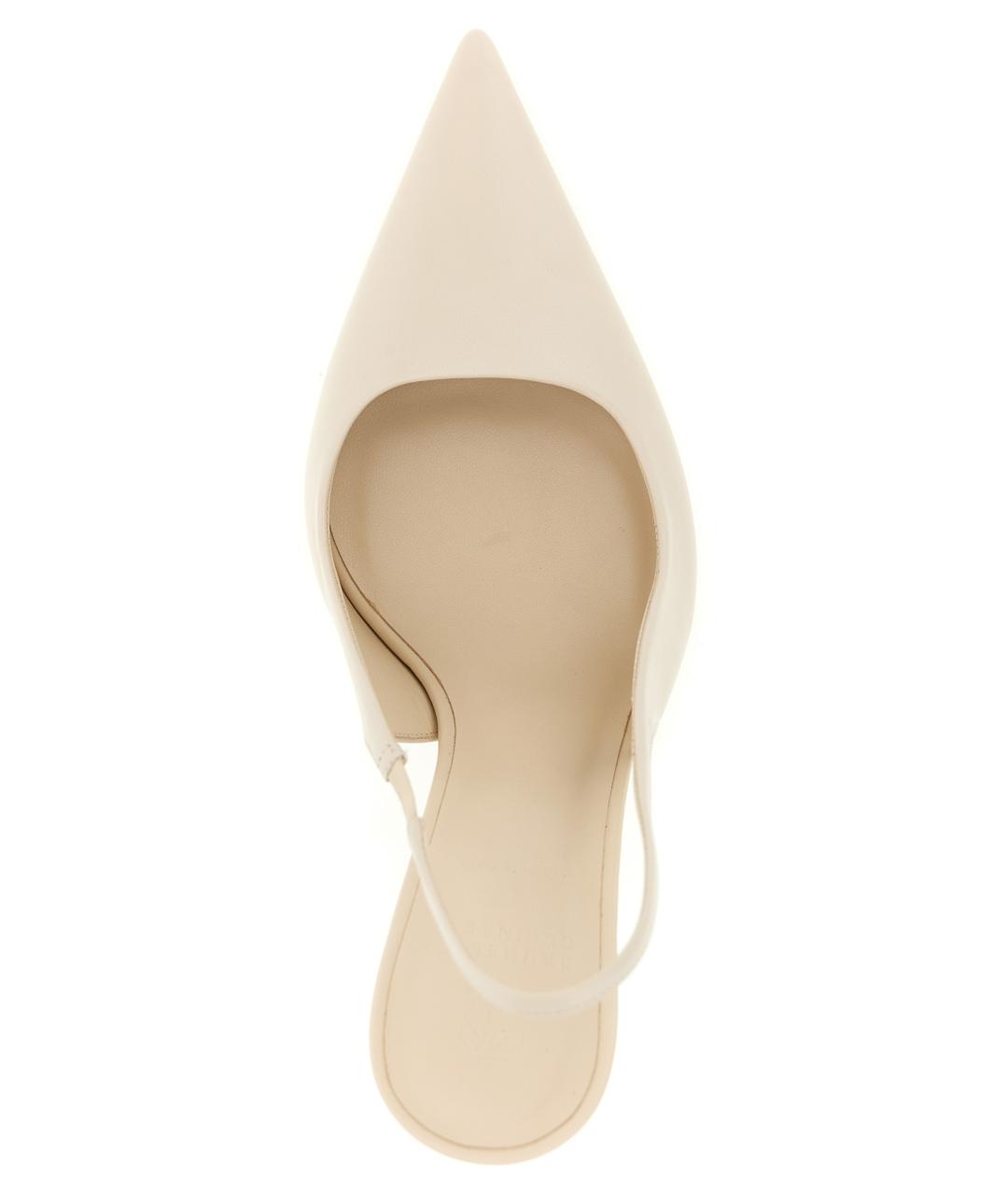 BRUNELLO CUCINELLI Белые кожаные туфли, фото 4