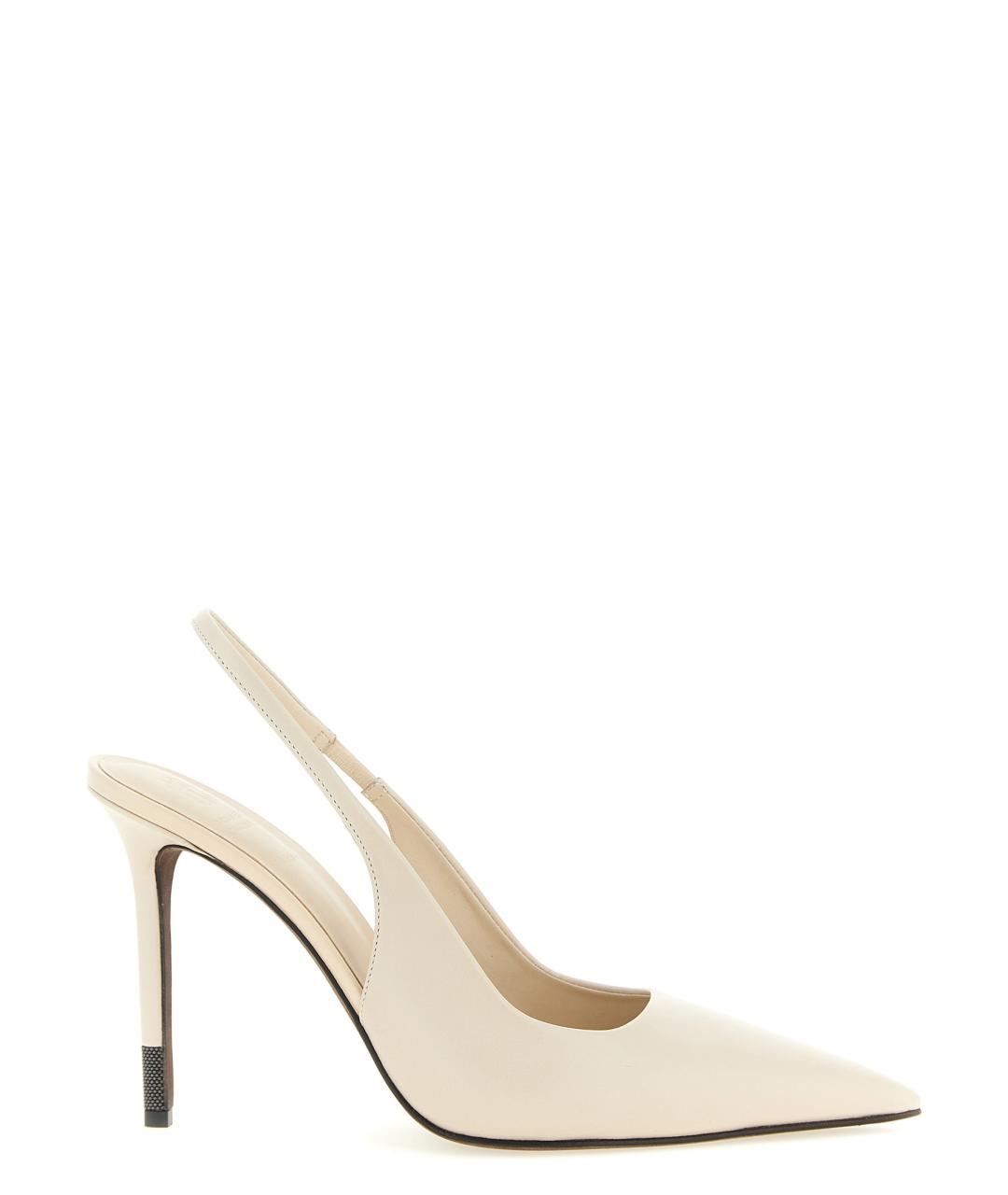 BRUNELLO CUCINELLI Белые кожаные туфли, фото 1