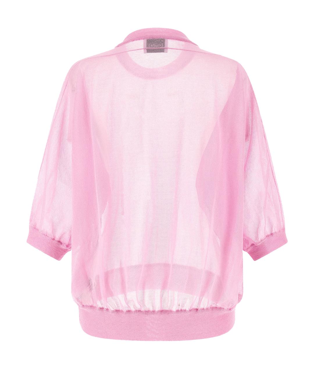 NUDE Розовый хлопковый джемпер / свитер, фото 2