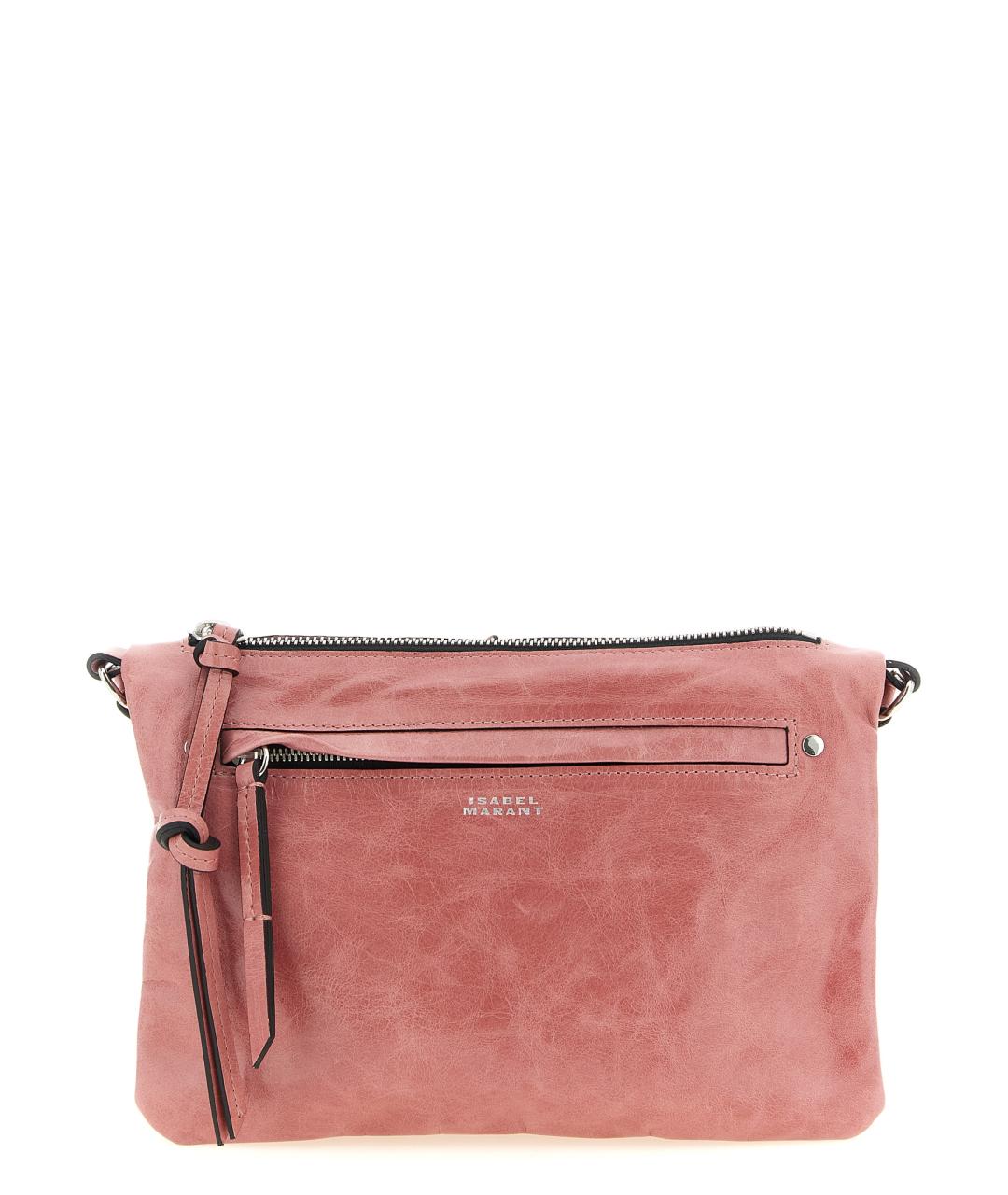 ISABEL MARANT Розовая кожаная сумка через плечо, фото 1